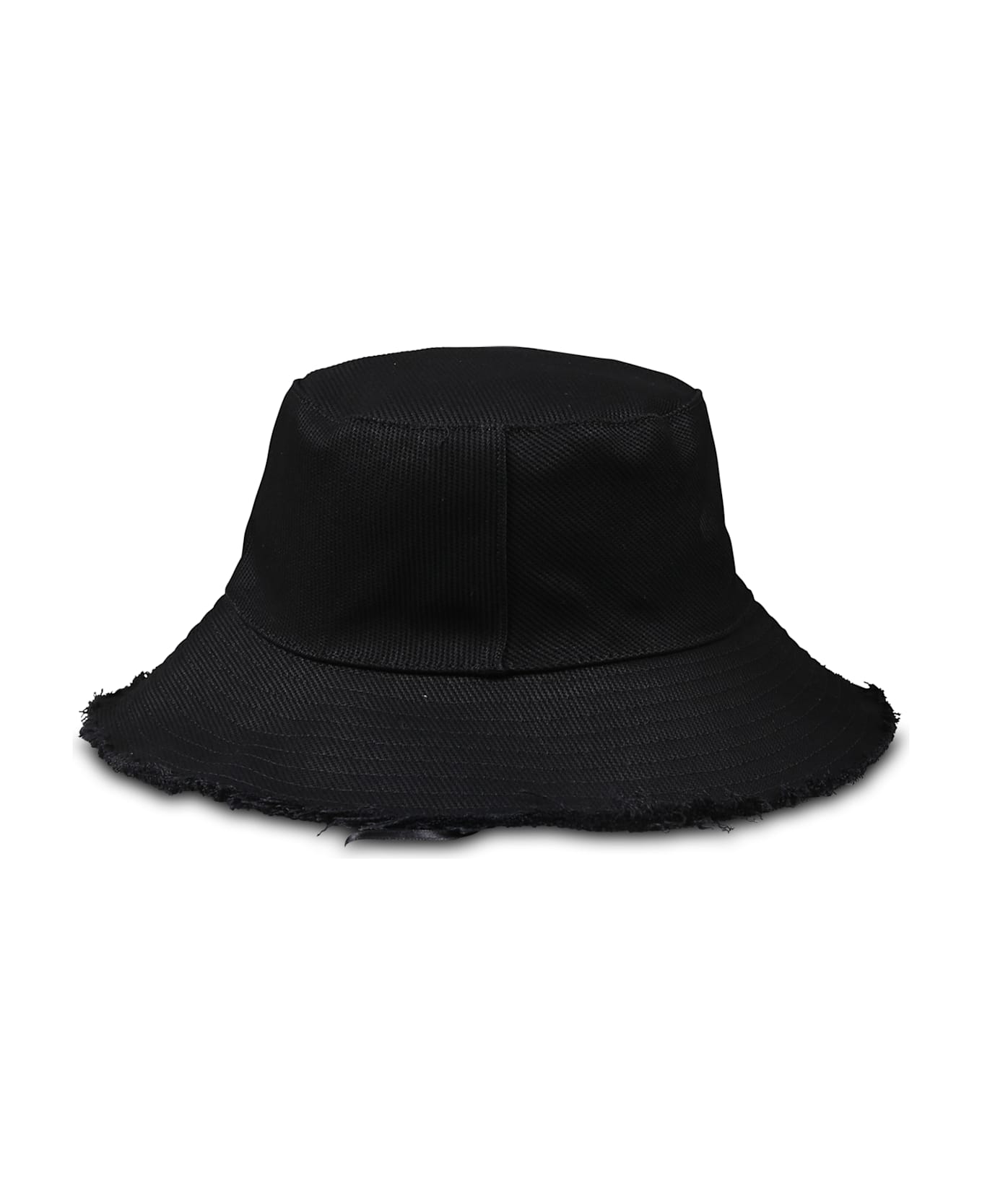 MSGM Black Cloche For Girl With Logo - Black