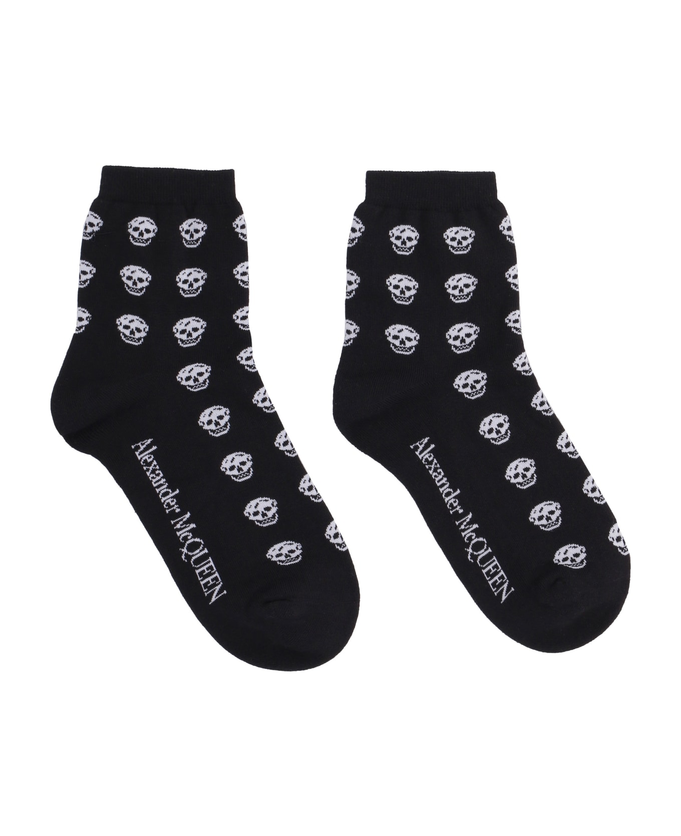 Alexander McQueen Cotton-blend Socks - Nero