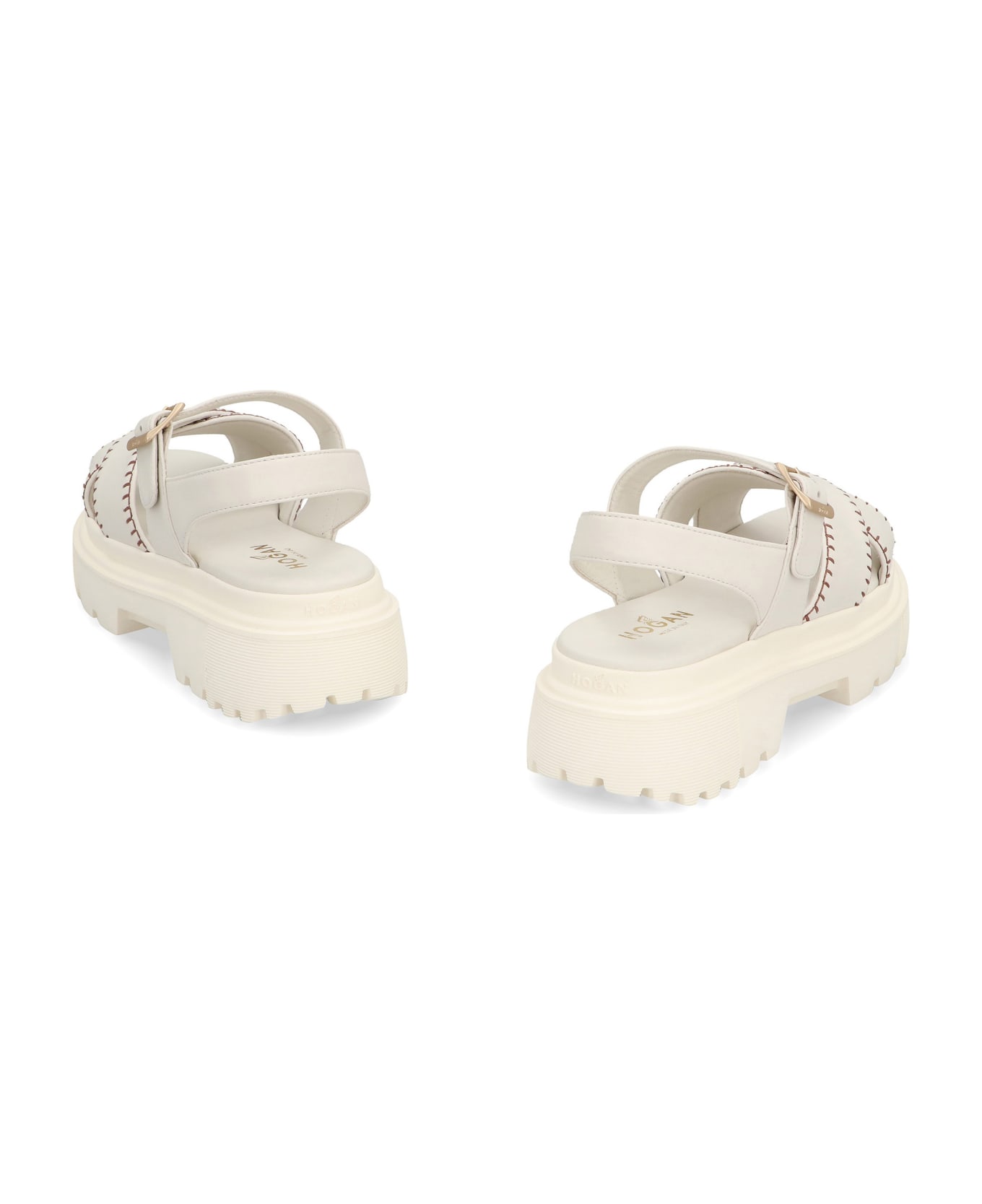 Hogan Leather Sandals - White サンダル
