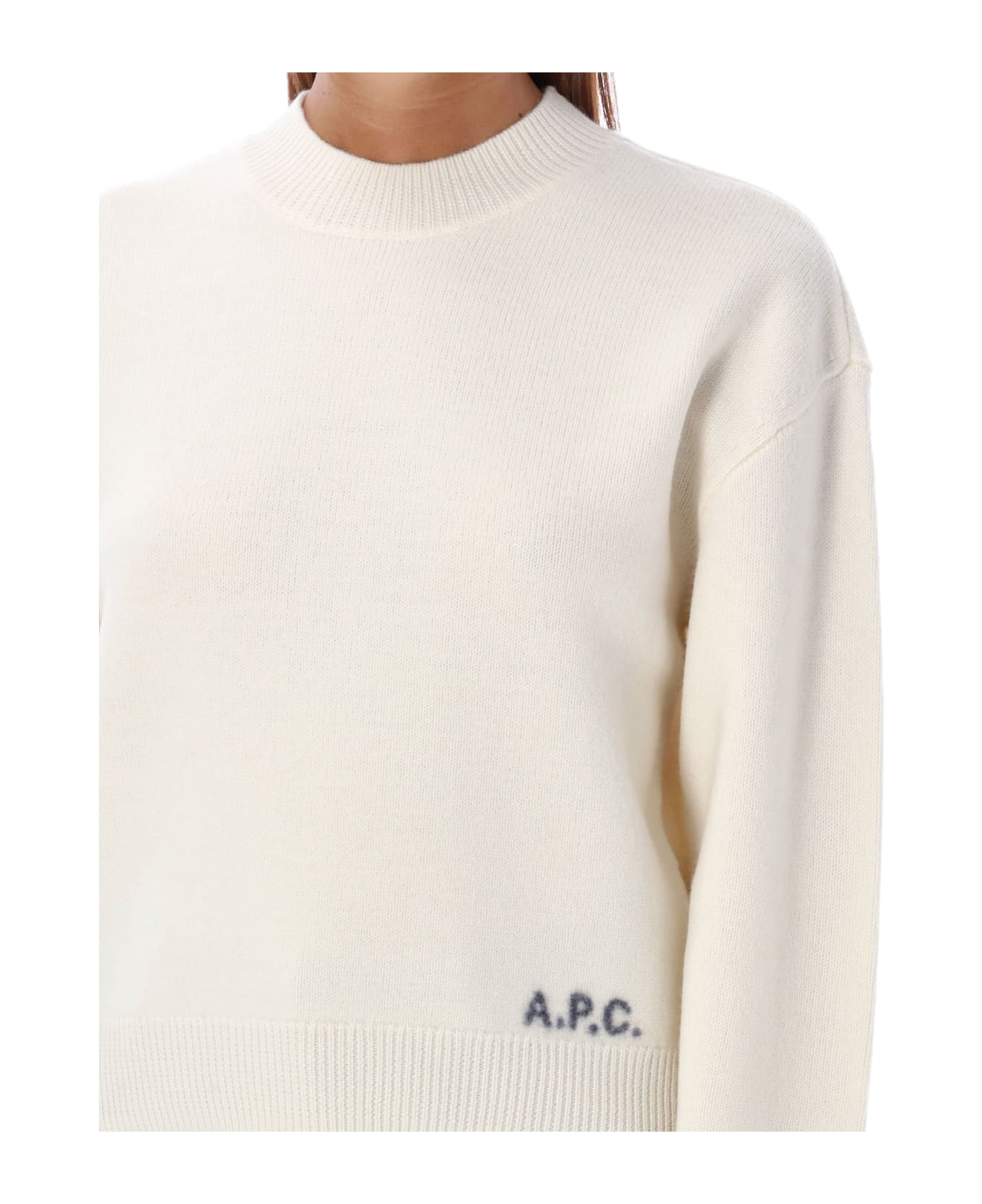 A.P.C. Esther Knit Crew Neck - ECRU