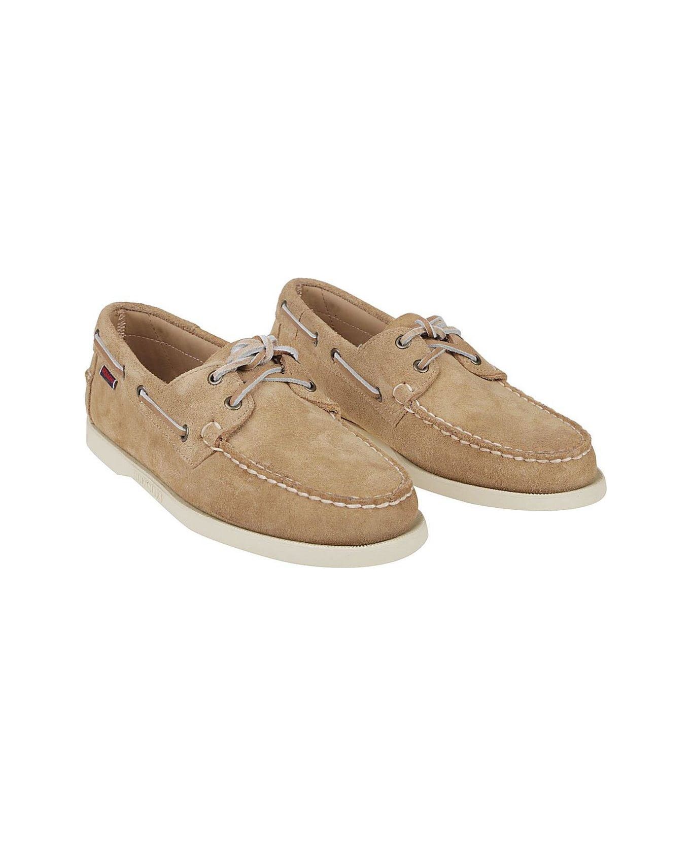 Sebago Portland Flesh Out Lace-up Shoes - BEIGE