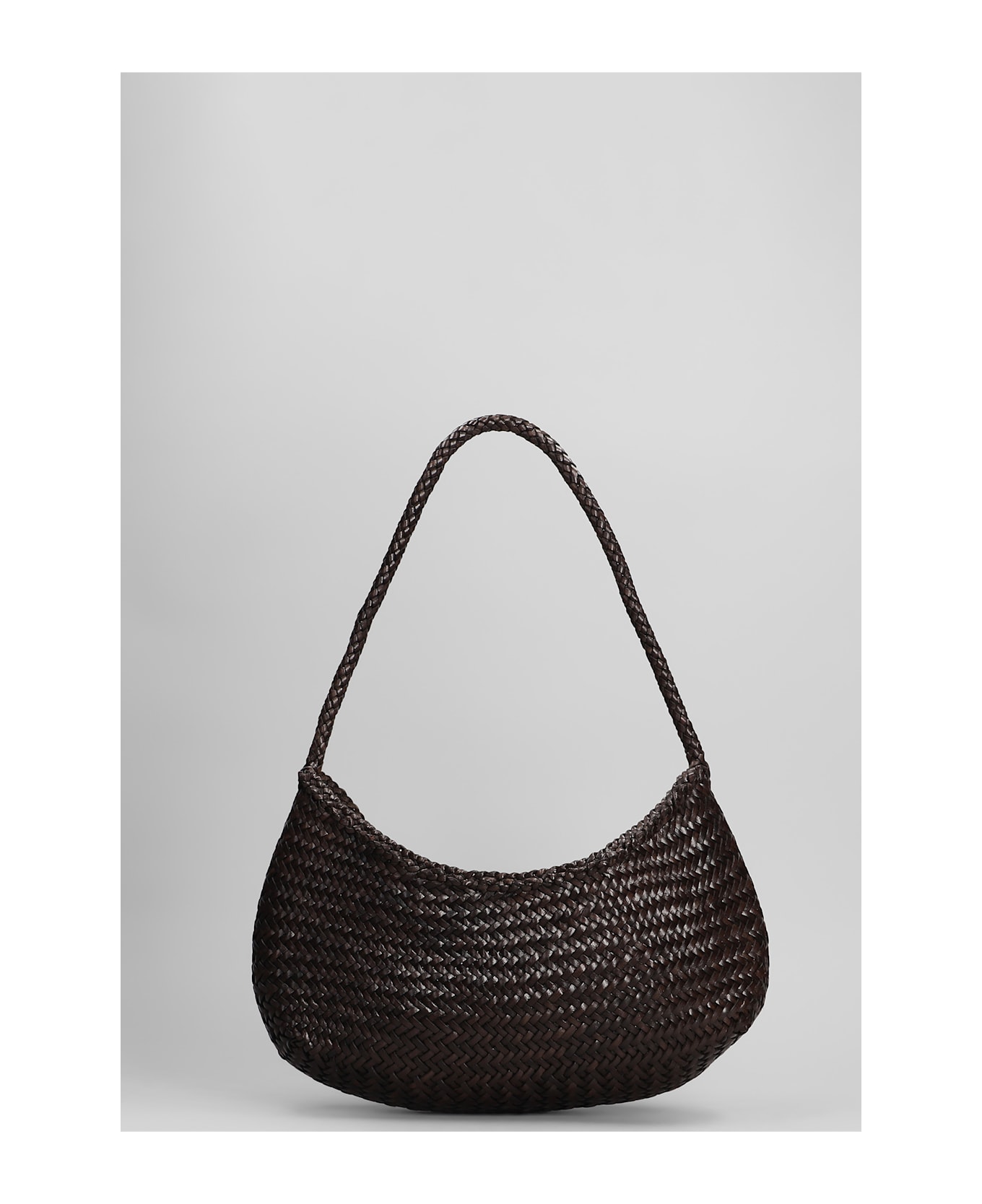 Dragon Diffusion Nova Luna Hand Bag In Brown Leather - brown