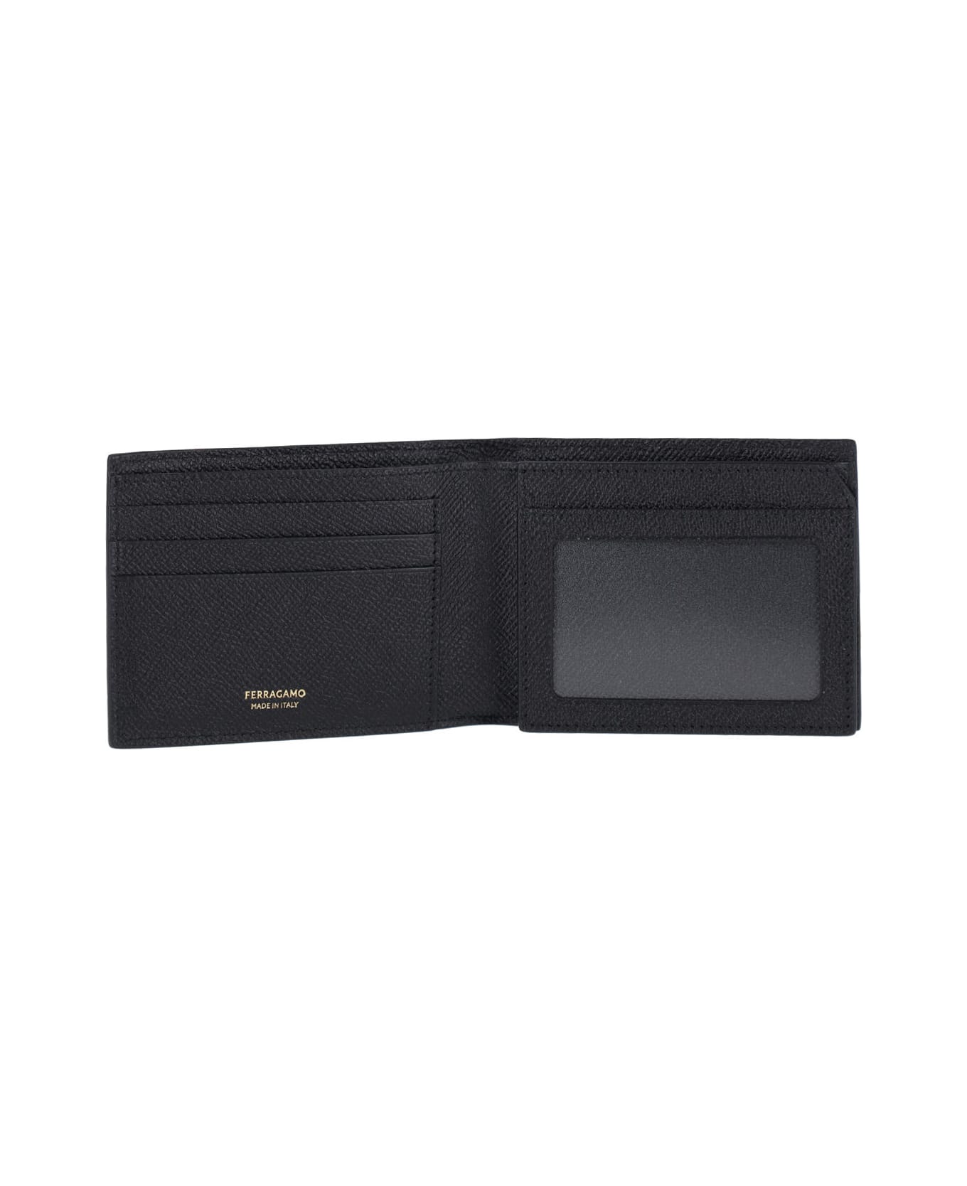 Ferragamo 
gancini
 Wallet And Keyring Set - Black  