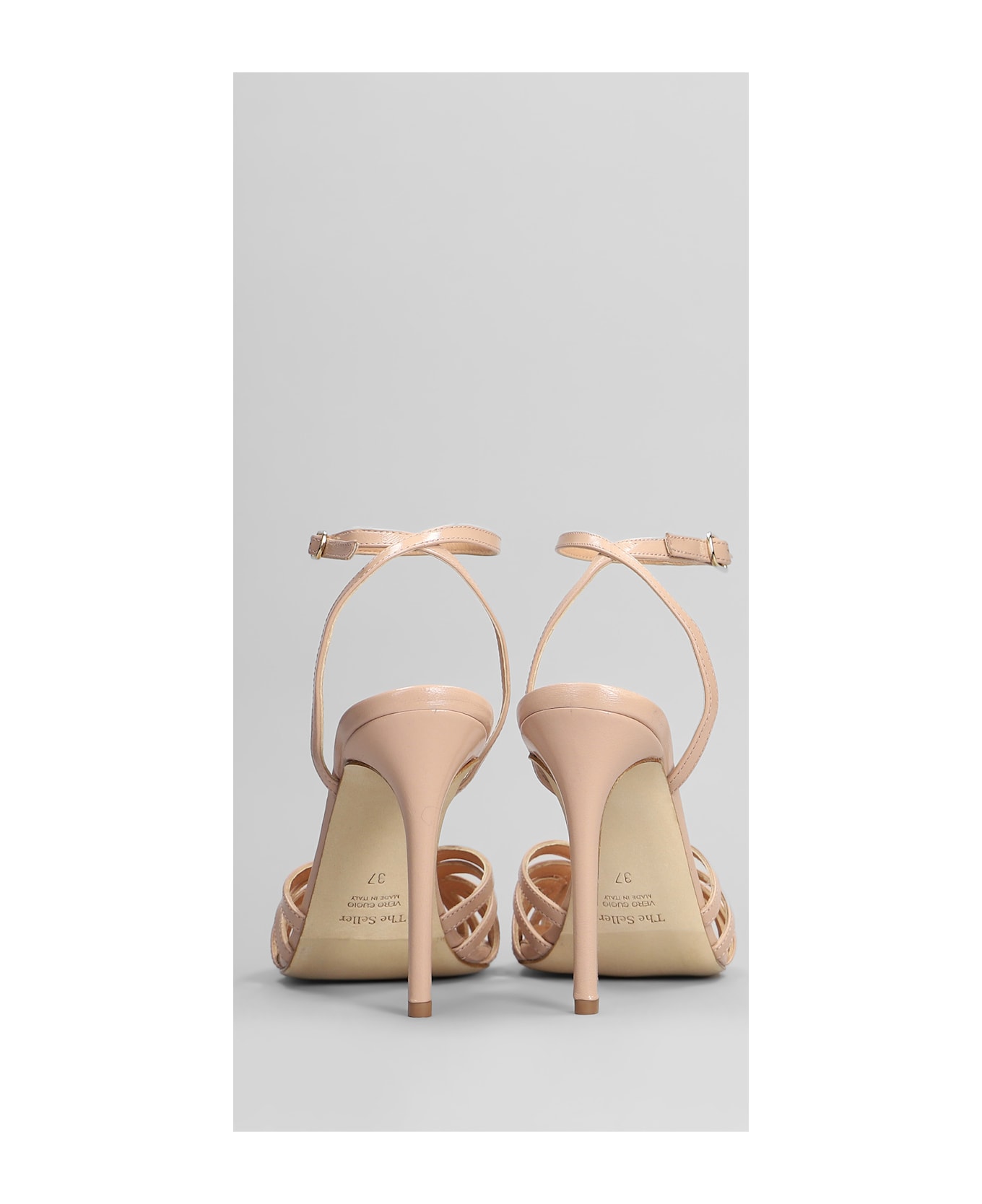 The Seller Sandals In Powder Leather - powder