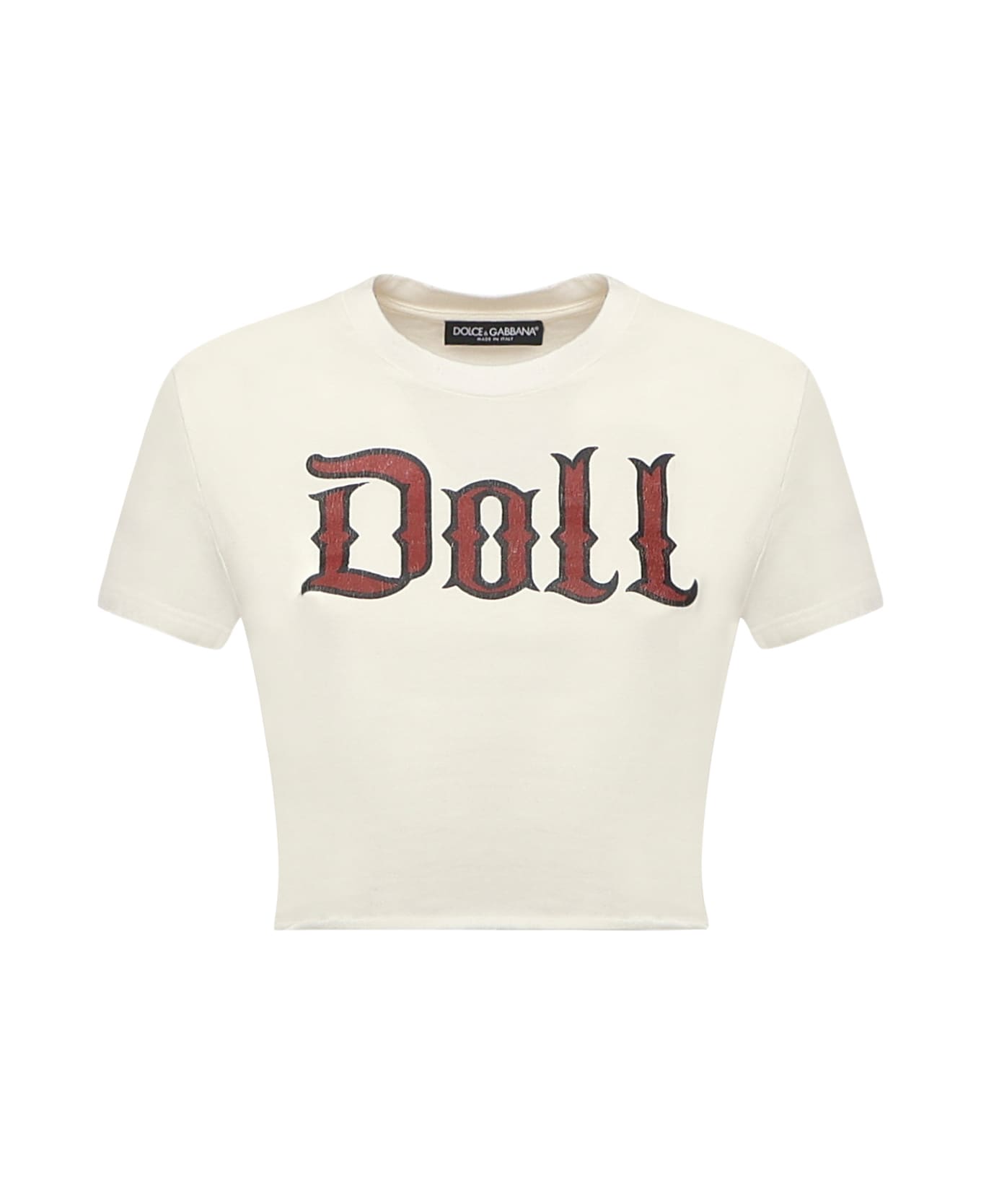 Dolce 
Gabbana Cotton T-shirt With Print - VARIANTE ABBINATA
