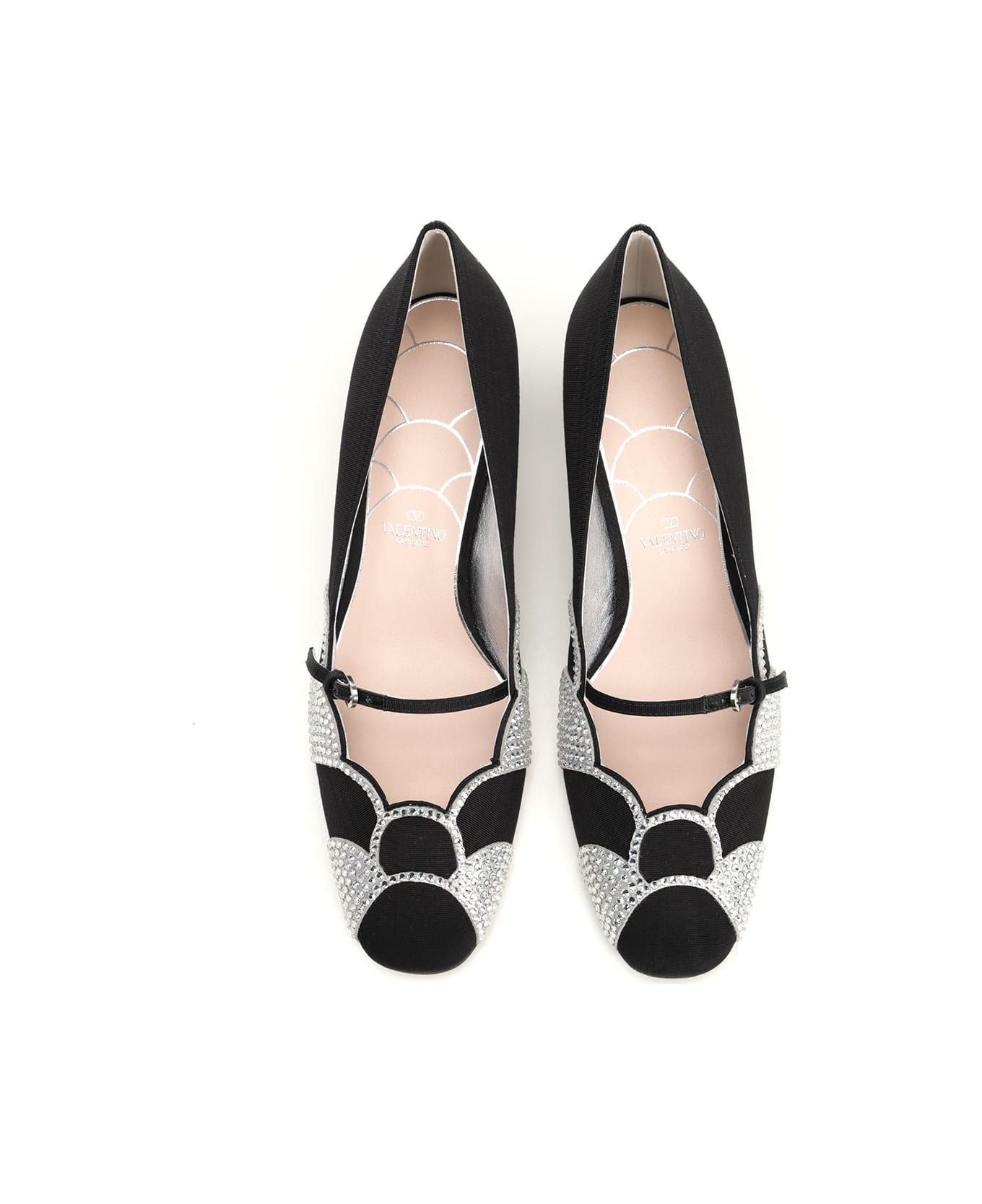 Valentino Garavani Décolleté 'bowow' - NEROSILVERSHADE