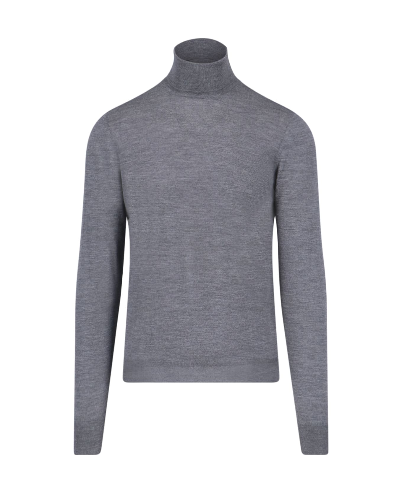 Drumohr Basic Turtleneck Sweater - Gray