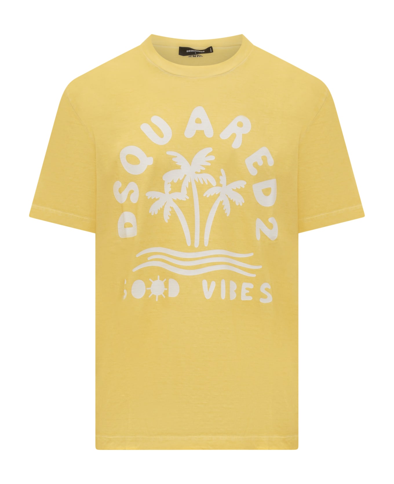 Dsquared2 Good Vibes T-shirt - Yellow