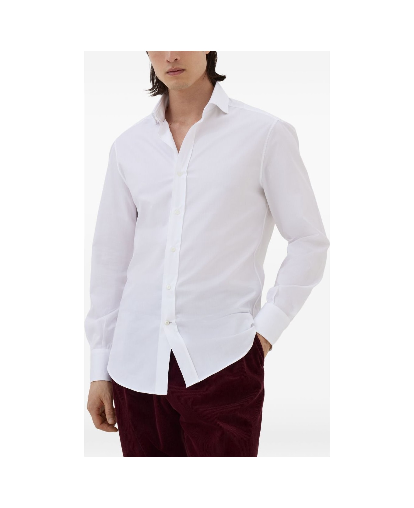 Brunello Cucinelli Cotton Shirt - White