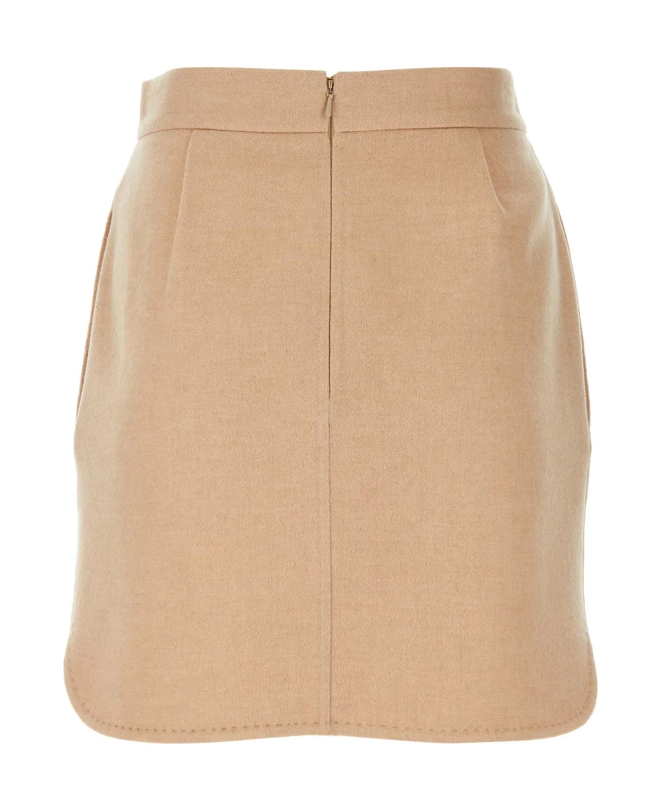 Max Mara Bobbio Mini Skirt - Brown スカート