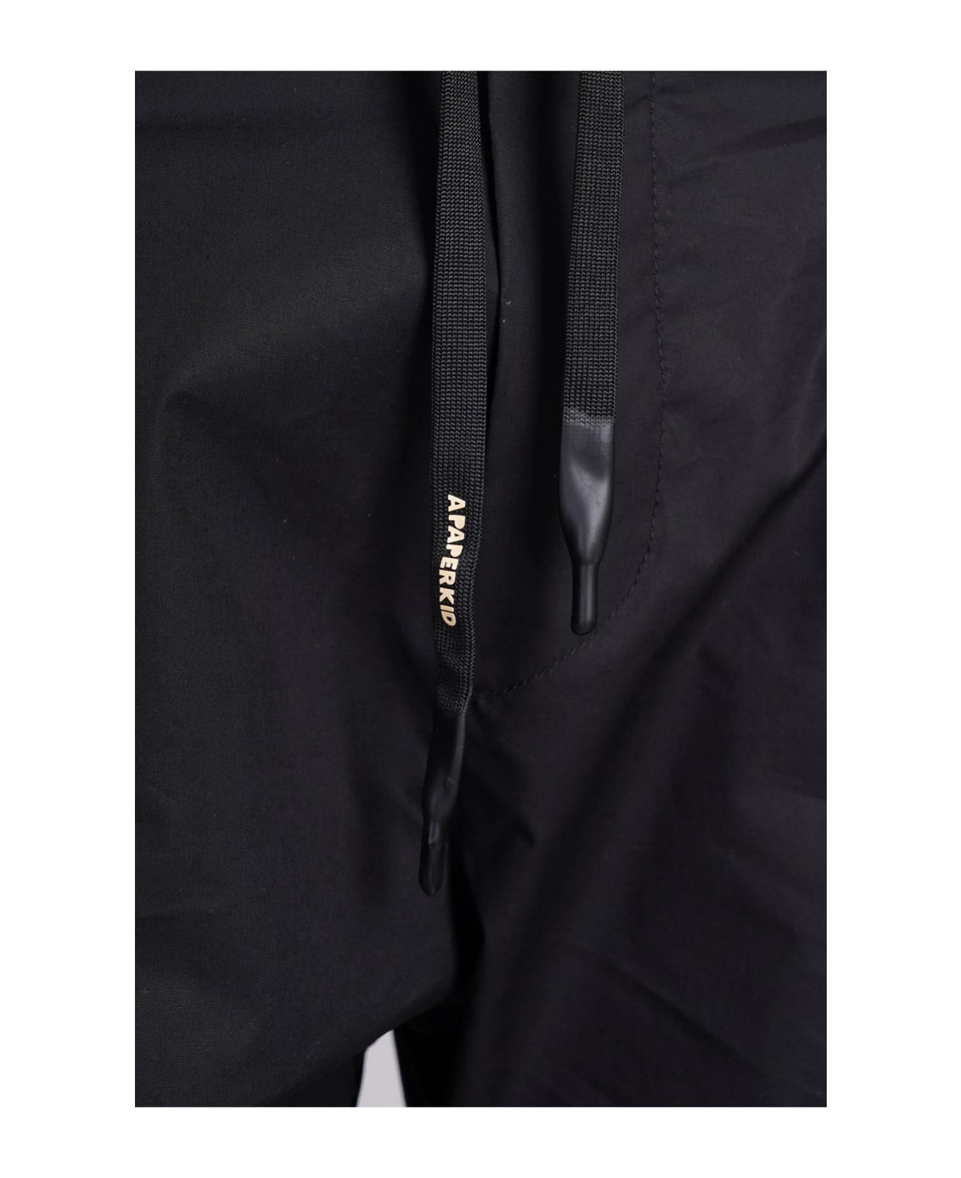 A Paper Kid Shorts In Black Cotton - black ショートパンツ
