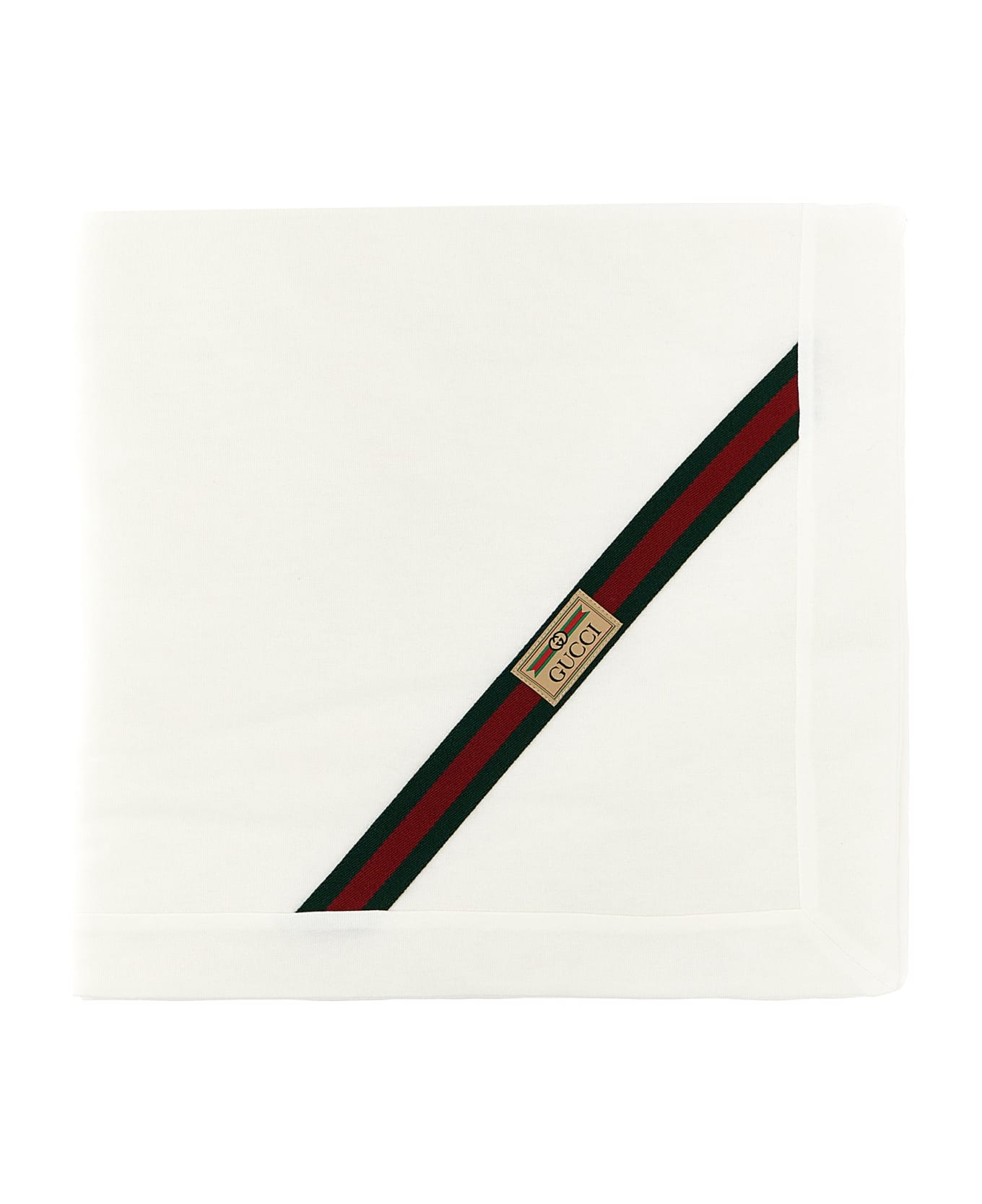 Gucci Web Tape Cover - White