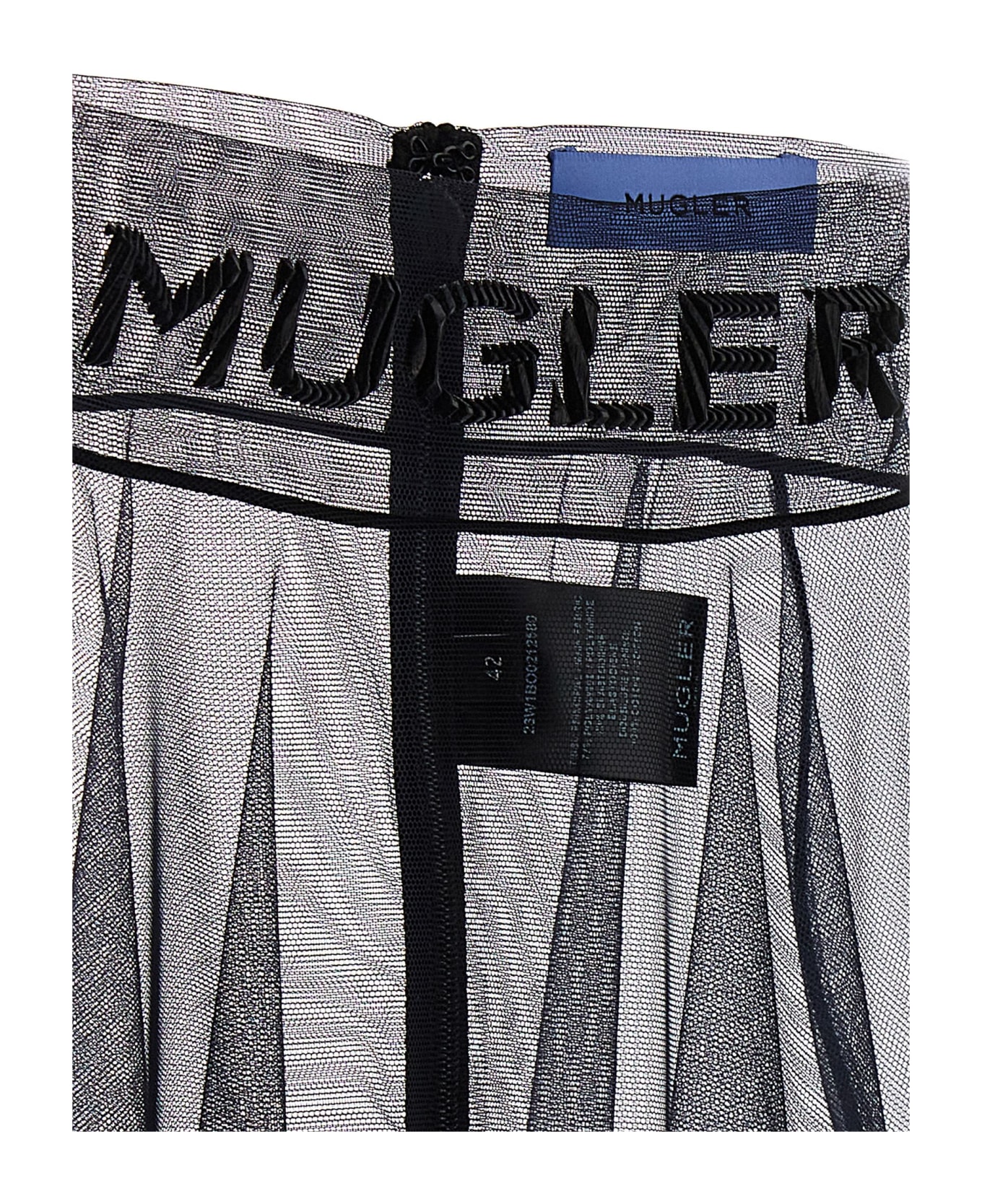 Mugler Body Mesh - Black   ボディスーツ