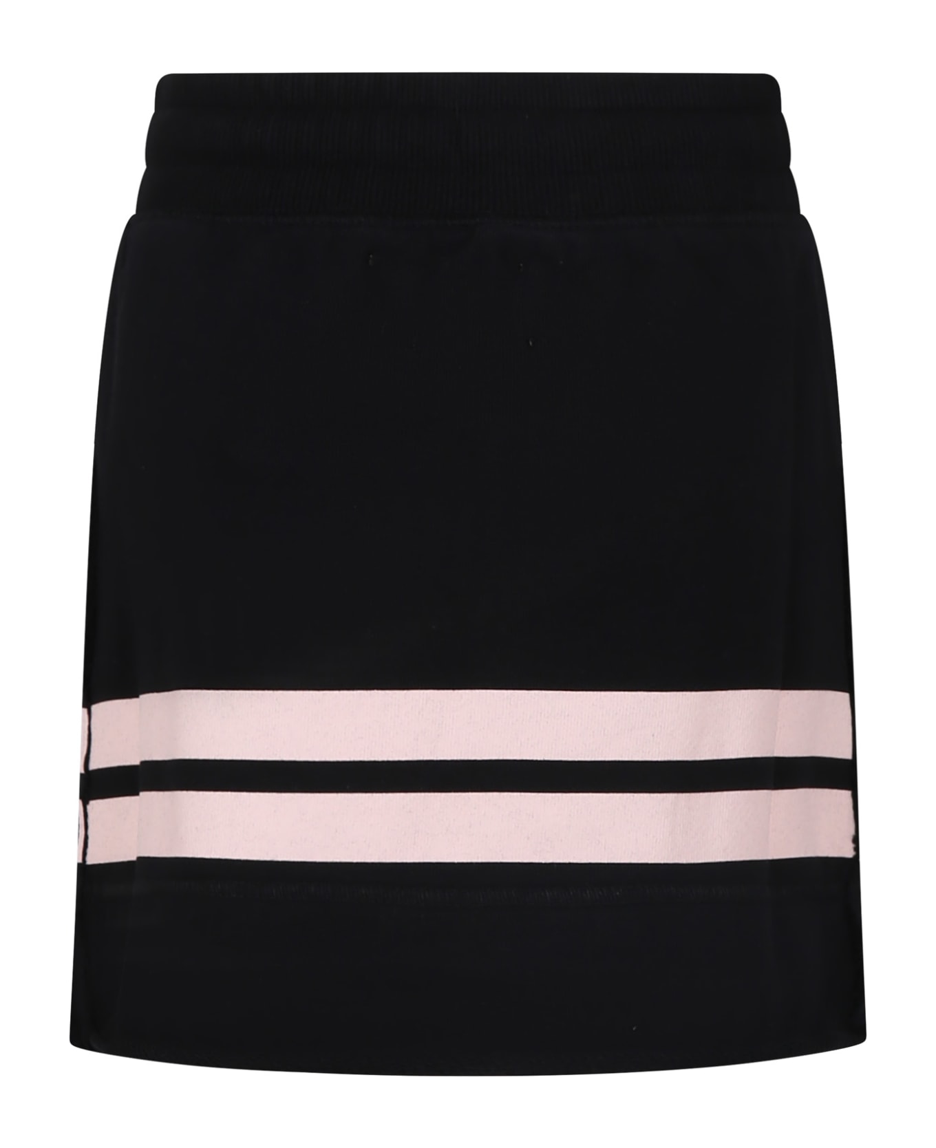 Off-White Black Skirt For Girl With Logo - Black ボトムス