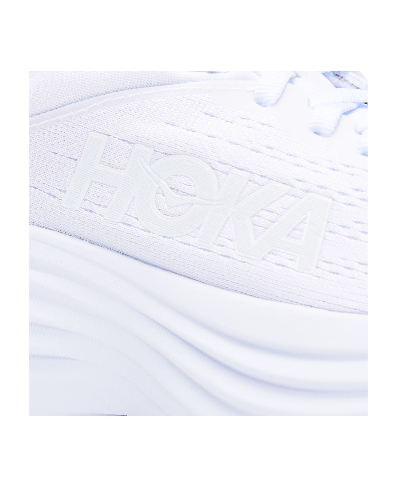 Hoka Bondi 8 Sneakers - WHITE/WHITE ウェッジシューズ