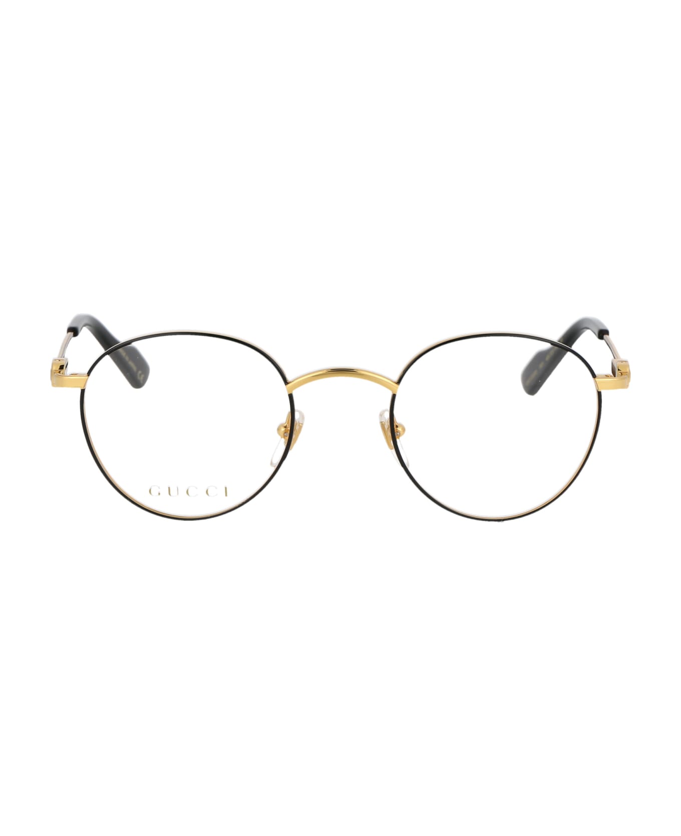 Gucci Eyewear Gg1222o Glasses - 001 GOLD GOLD TRANSPARENT アイウェア