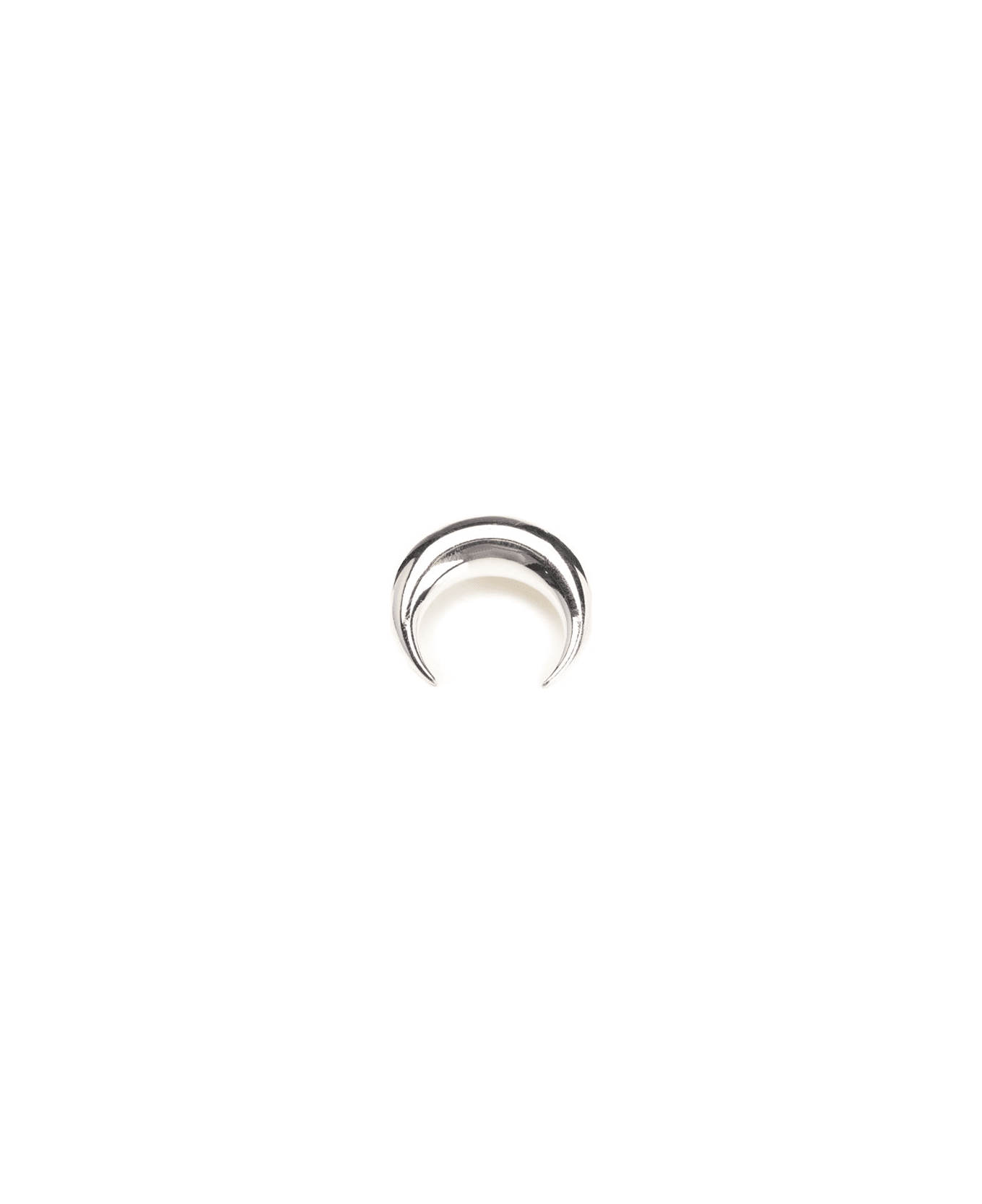 Marine Serre "moon" Stud - Silver