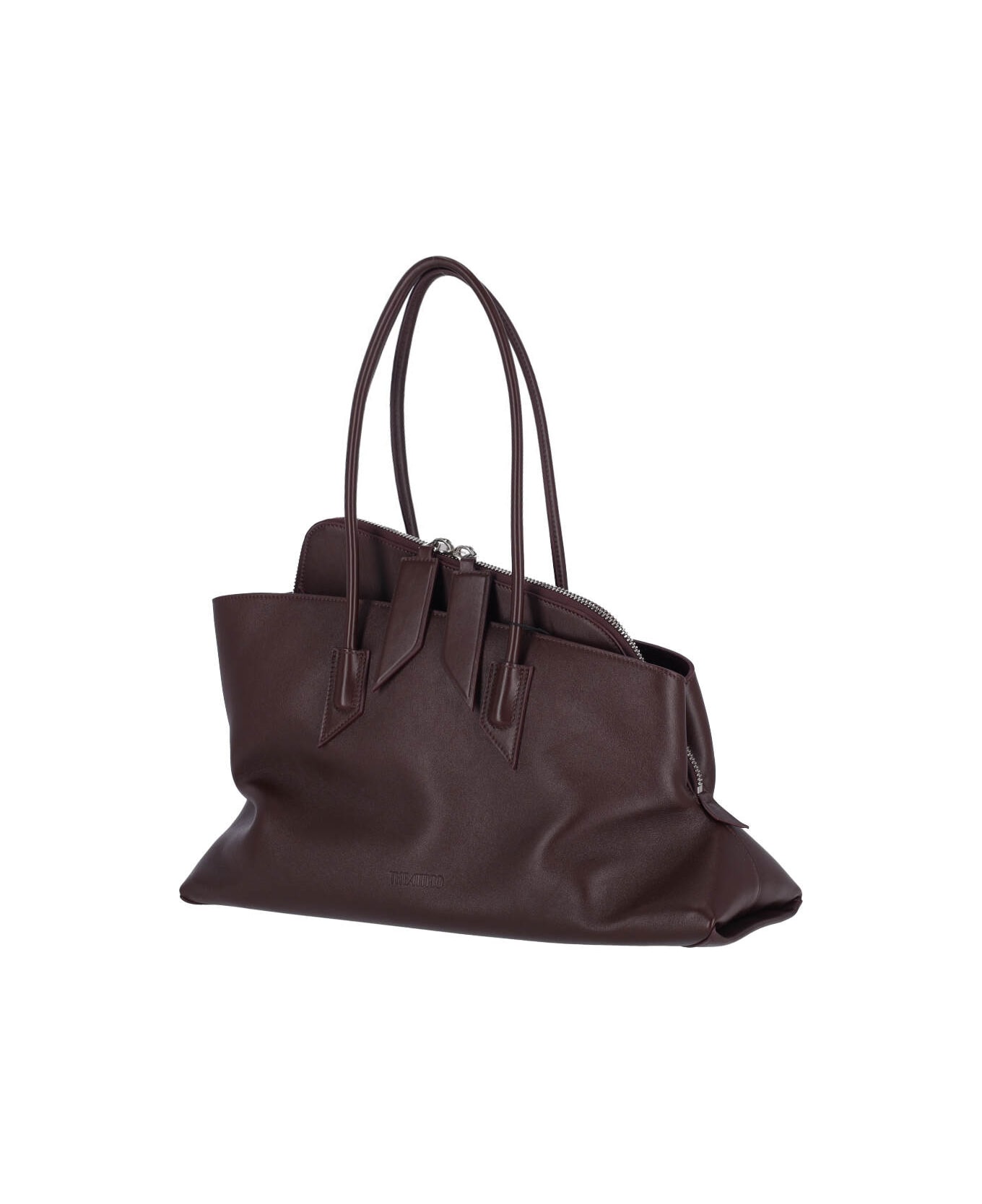 The Attico Medium Handbag "la Passeggiata" - Red