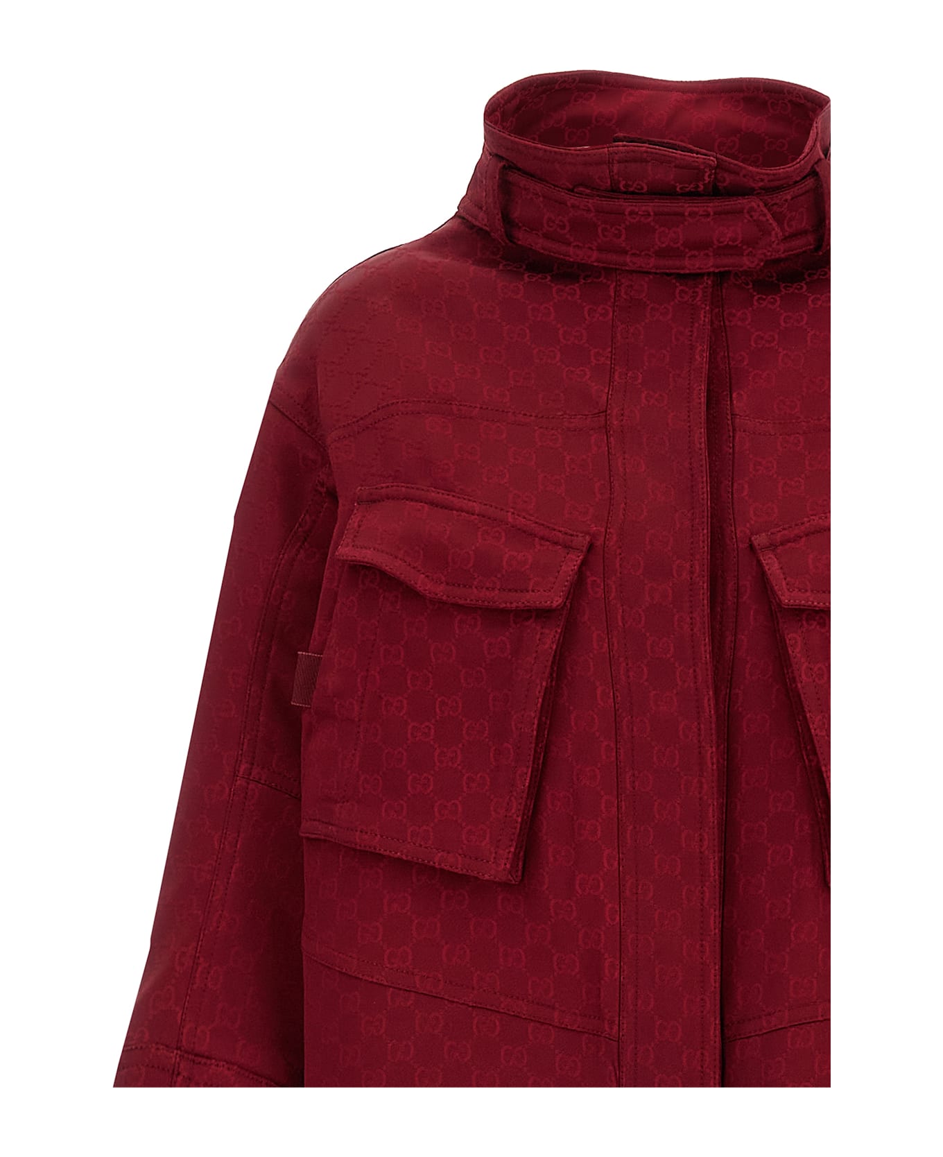 Gucci Gg Coat - Red