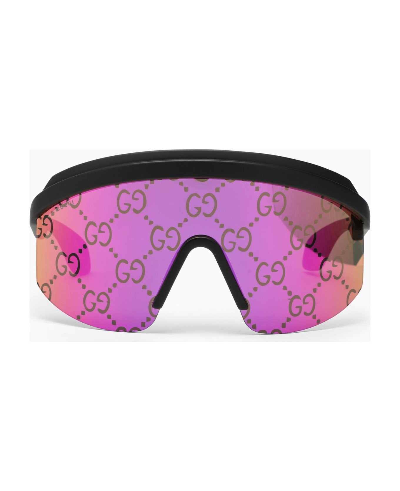 Gucci Eyewear Black\/pink Gg Mask Sunglasses サングラス