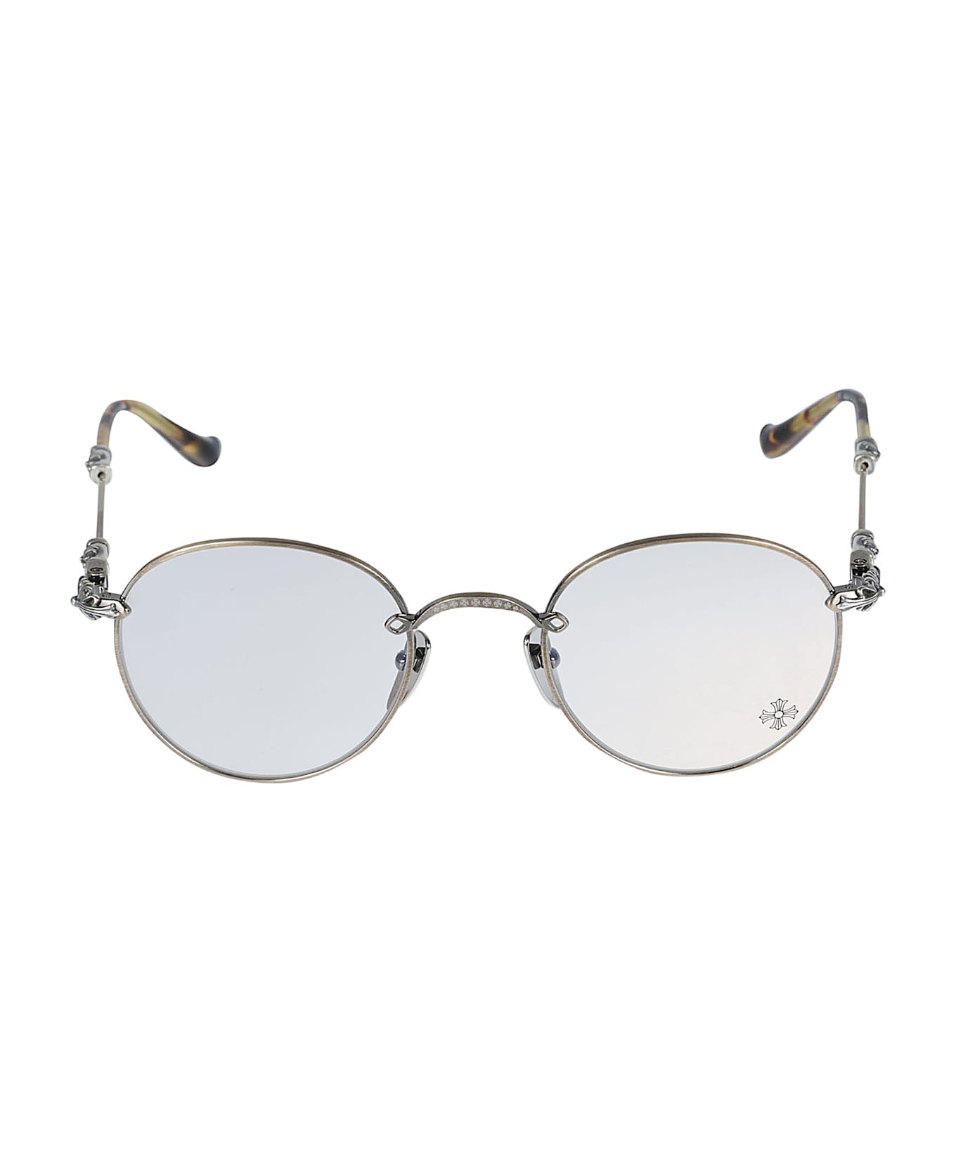 Chrome Hearts Bubba-a Round Glasses - Silver