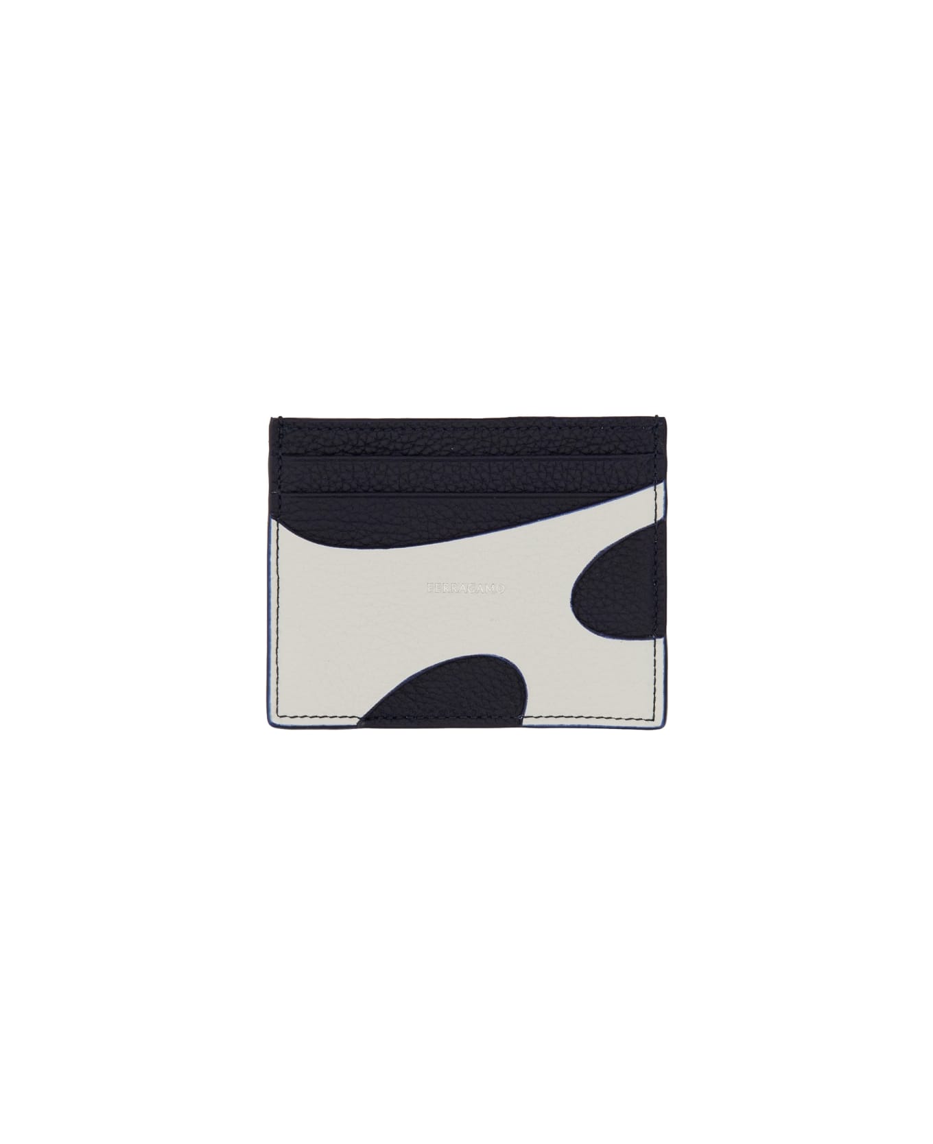 Ferragamo Leather Card Holder - WHITE