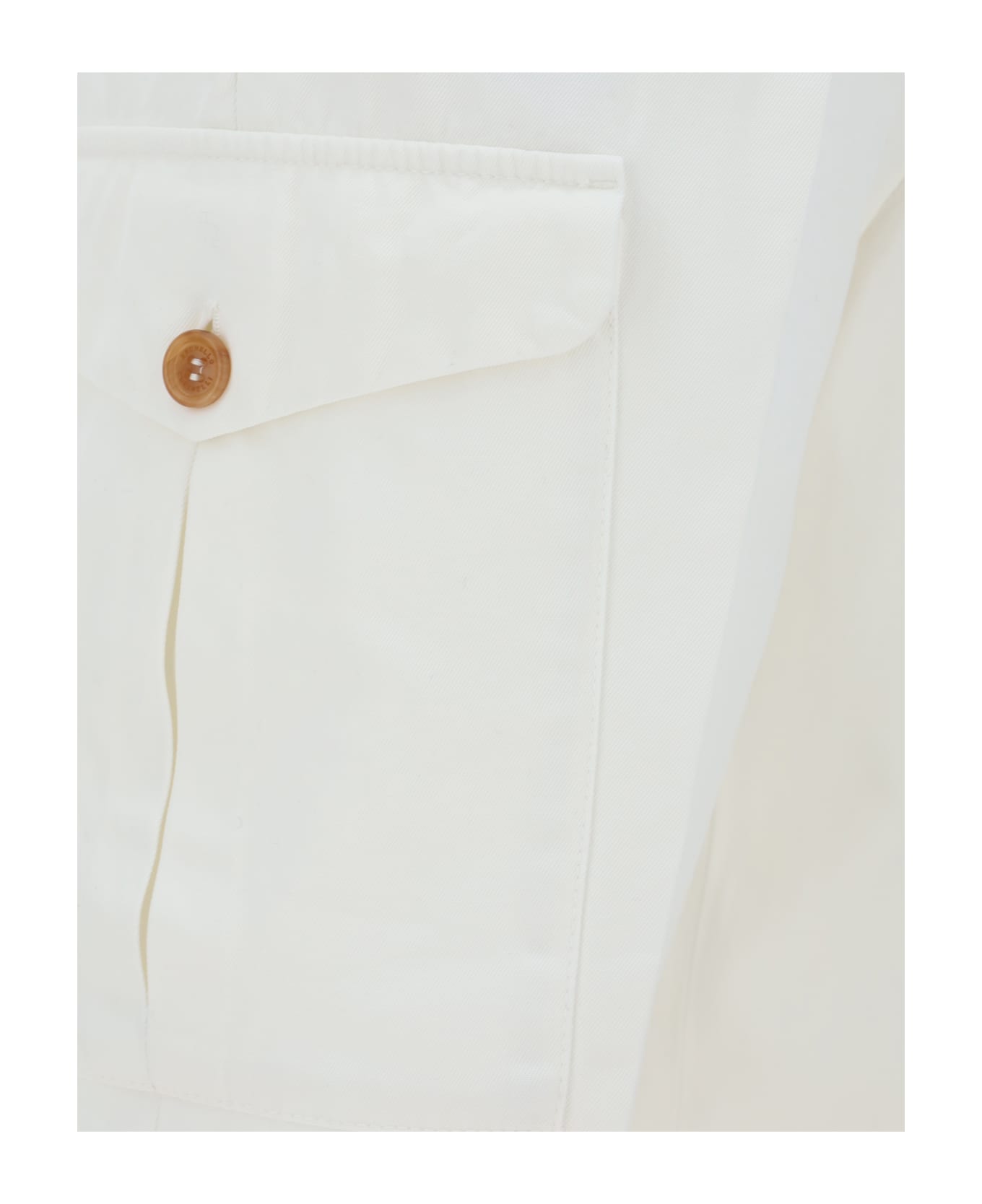 Brunello Cucinelli Cargo Pants - White ボトムス