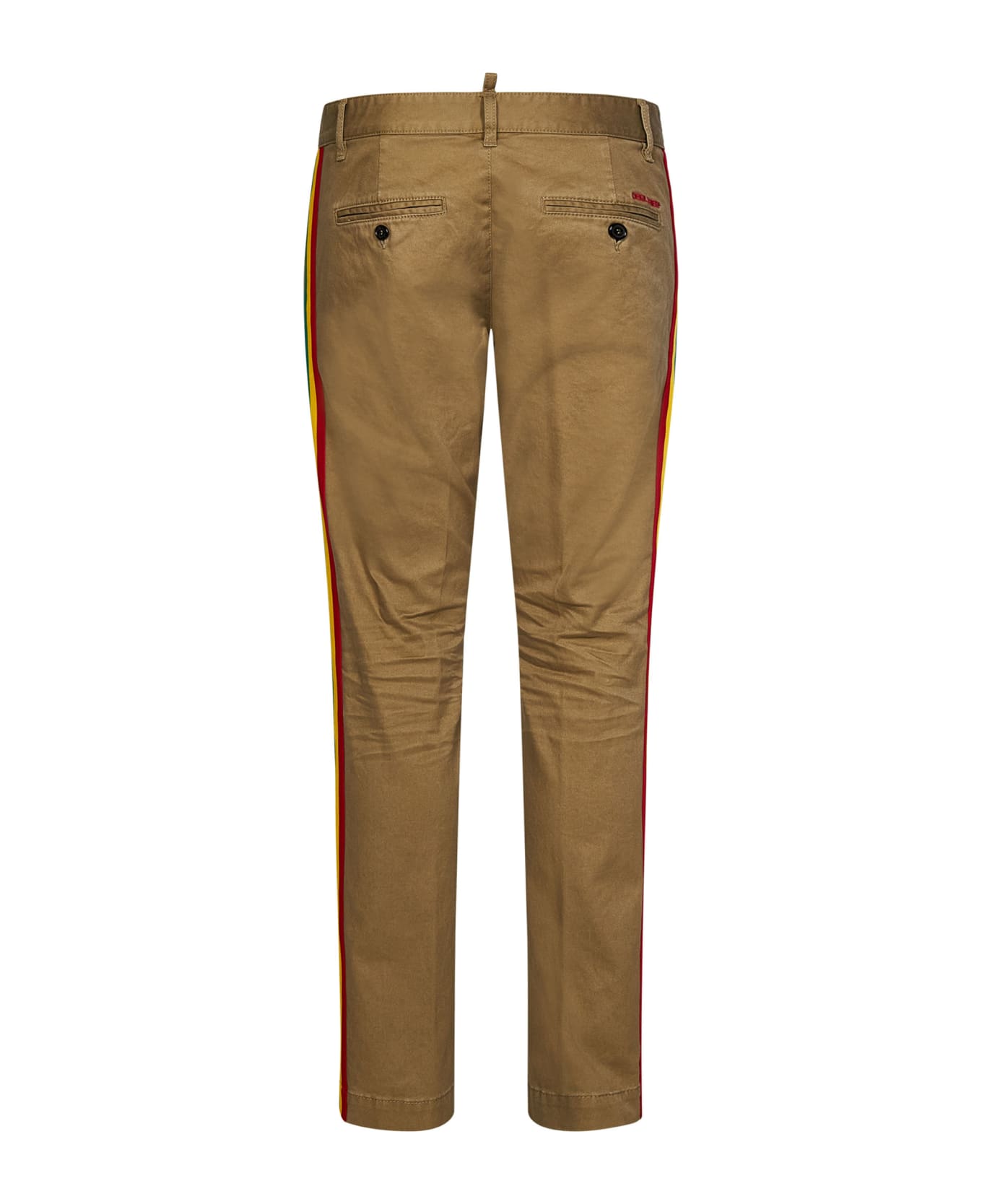Dsquared2 Side-stripe Trousers - Brown