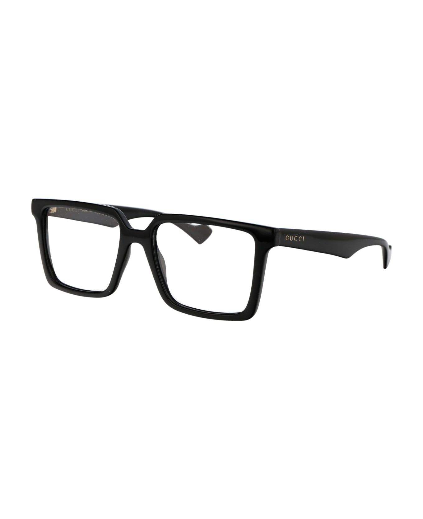 Gucci Eyewear Gg1540o Glasses - 005 BLACK BLACK TRANSPARENT