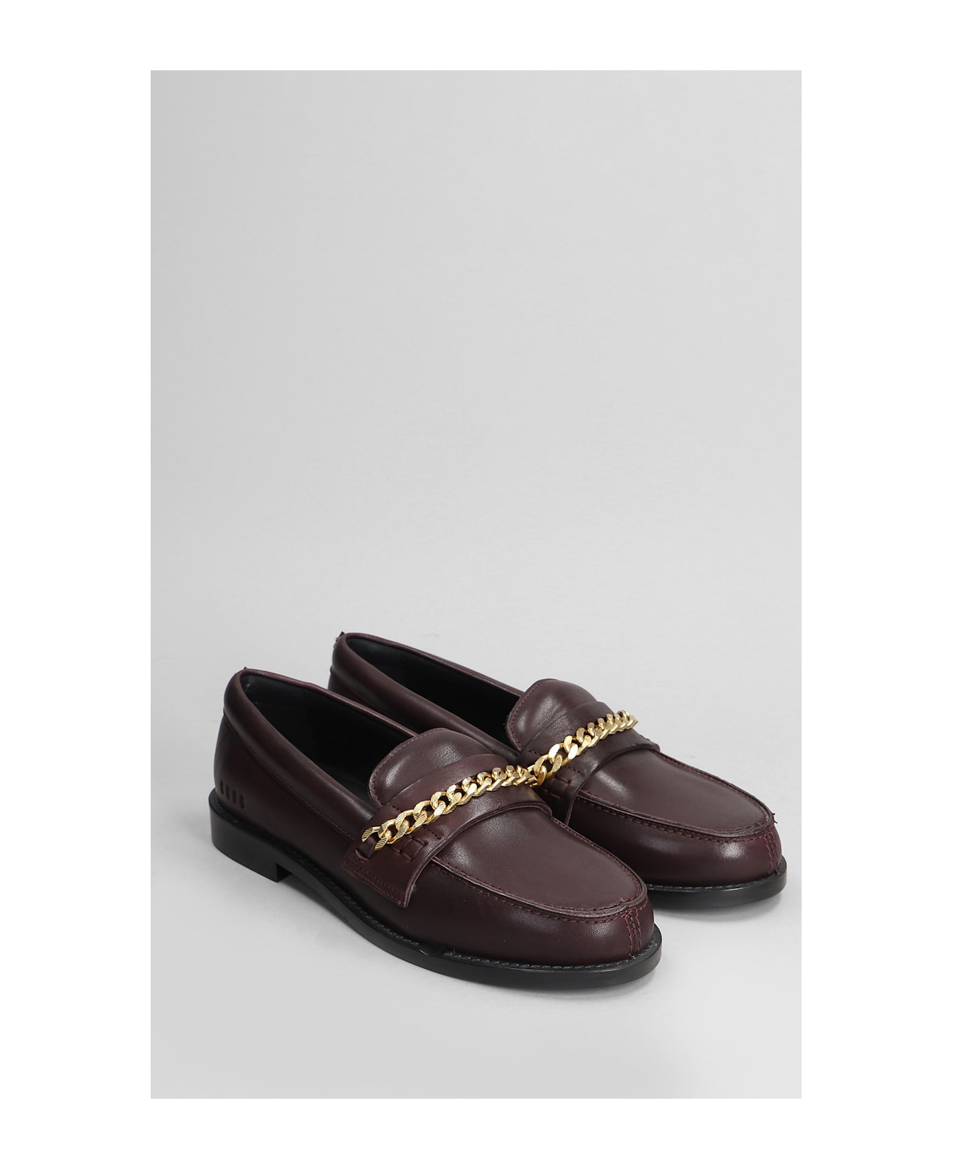 Golden Goose Jerry Loafers In Bordeaux Leather - bordeaux