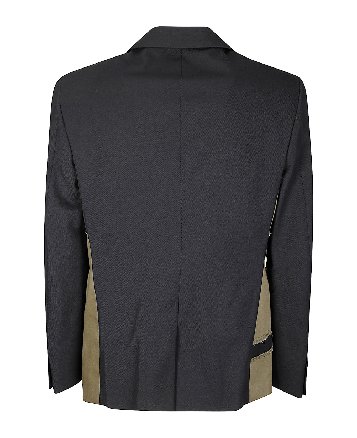 Comme Des Garçons Homme Plus Men
s Jacket - BLACK X KHAKI