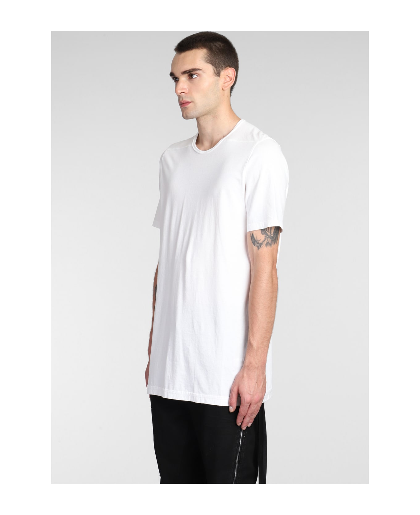 DRKSHDW Level T T-shirt In White Cotton - White