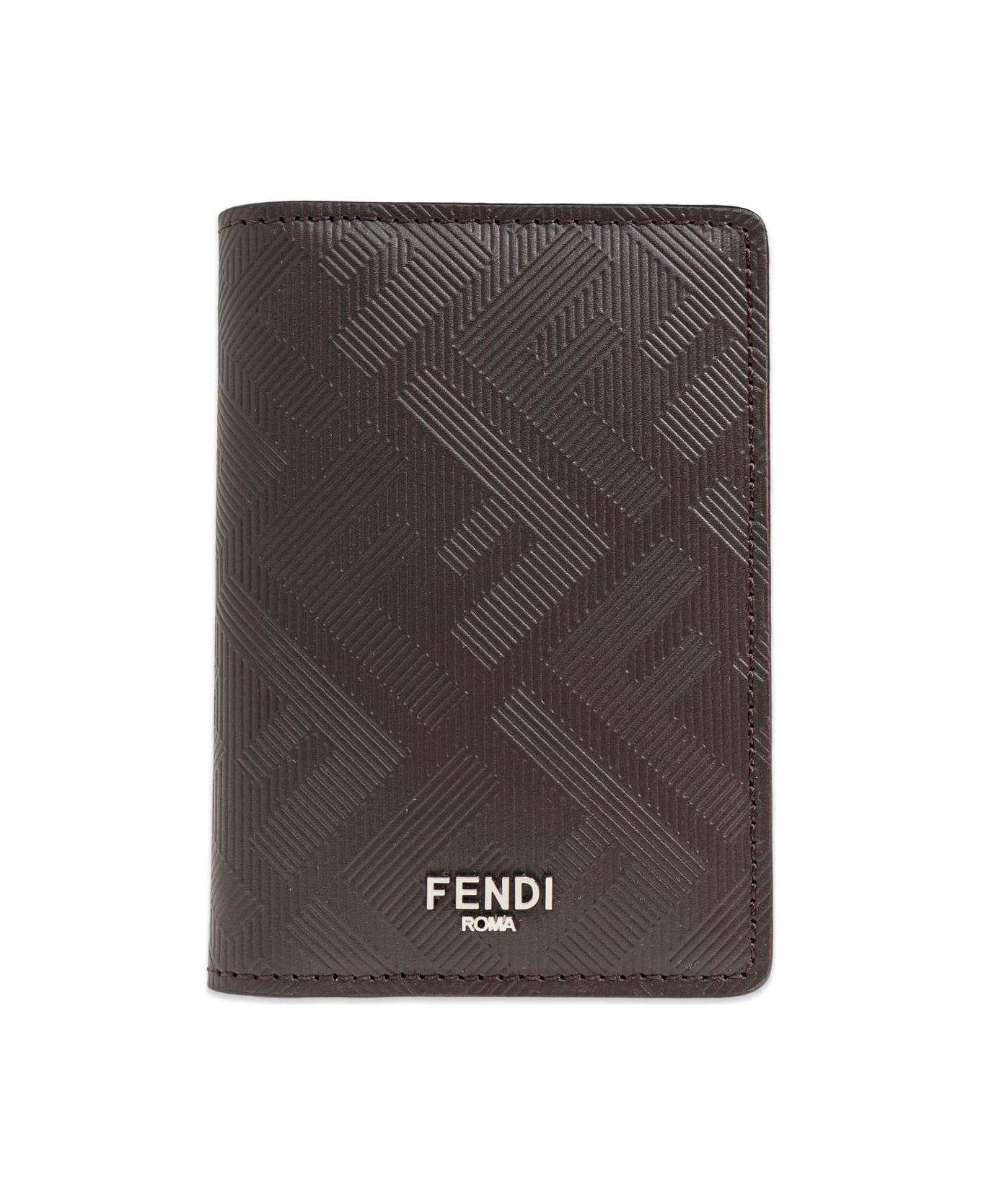 Fendi Card Case - BROWN