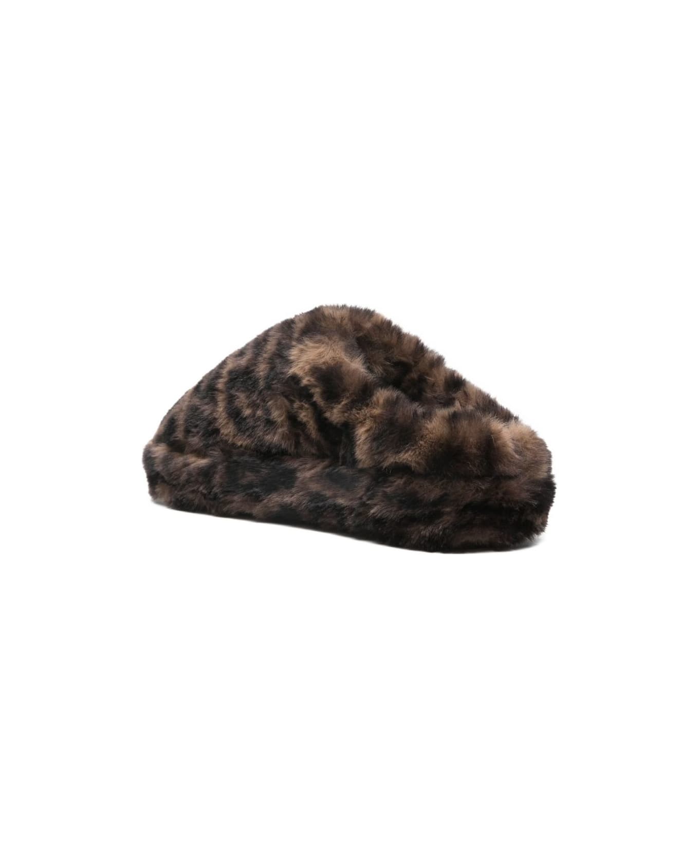 Apparis Misha Leopard Slippers - Brown
