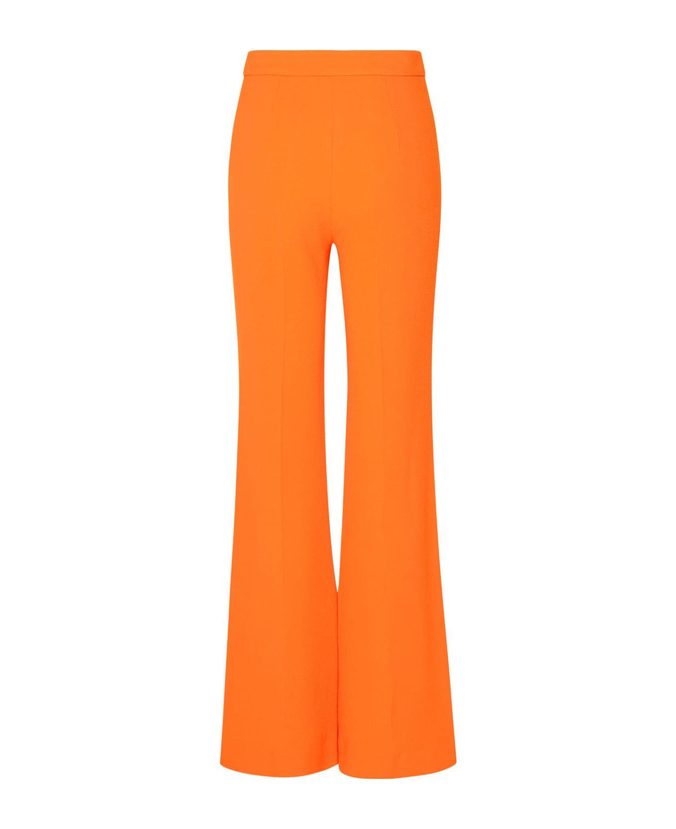 Patou Orange Virgin Wool Trousers - Orange
