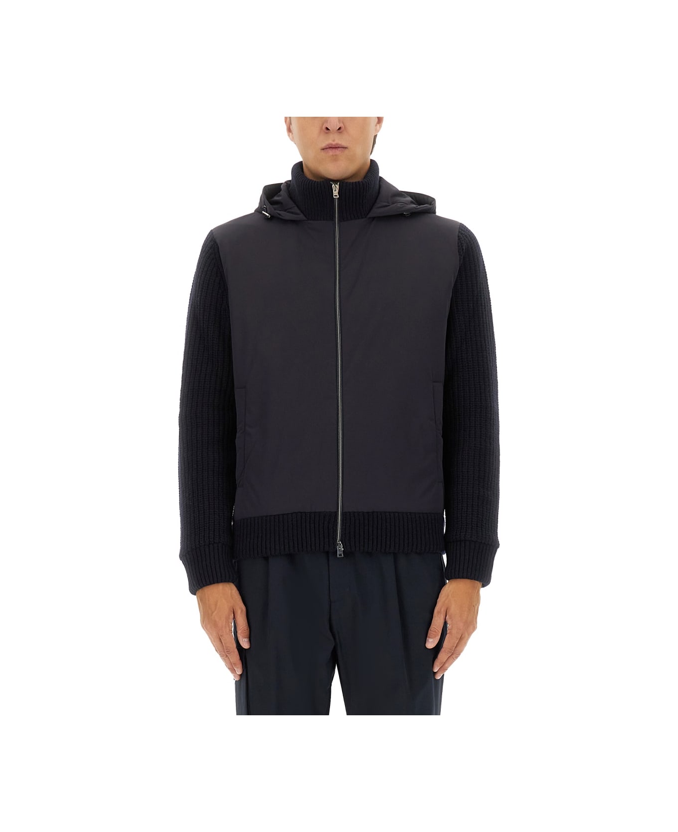 Herno "resort" Cardigan Jacket - BLUE