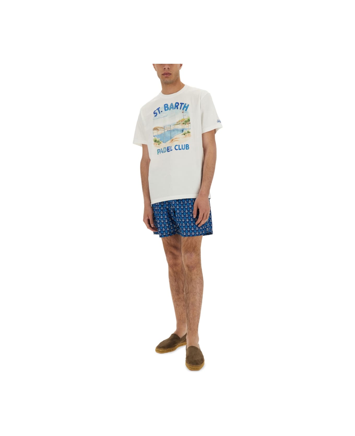 MC2 Saint Barth T-shirt With Print - MULTICOLOUR