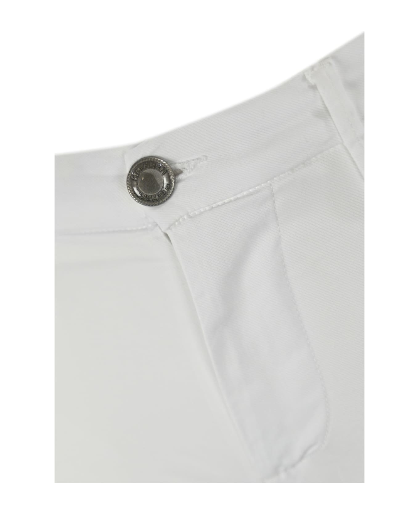 Re-HasH Chino Trousers - Bianco