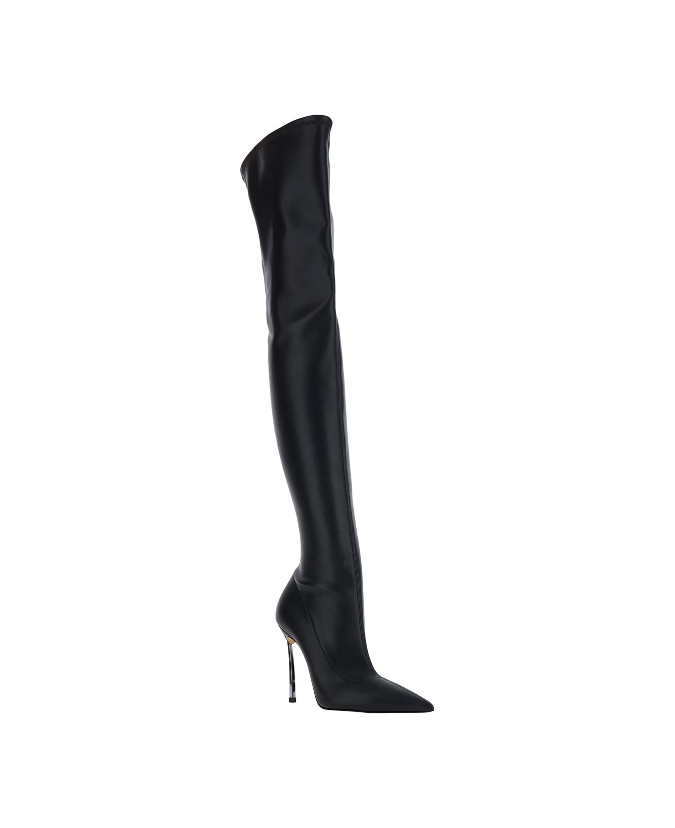Casadei 
superblade
 Black Over-the-knee Boots With Stiletto Heels In Leather Woman - Black