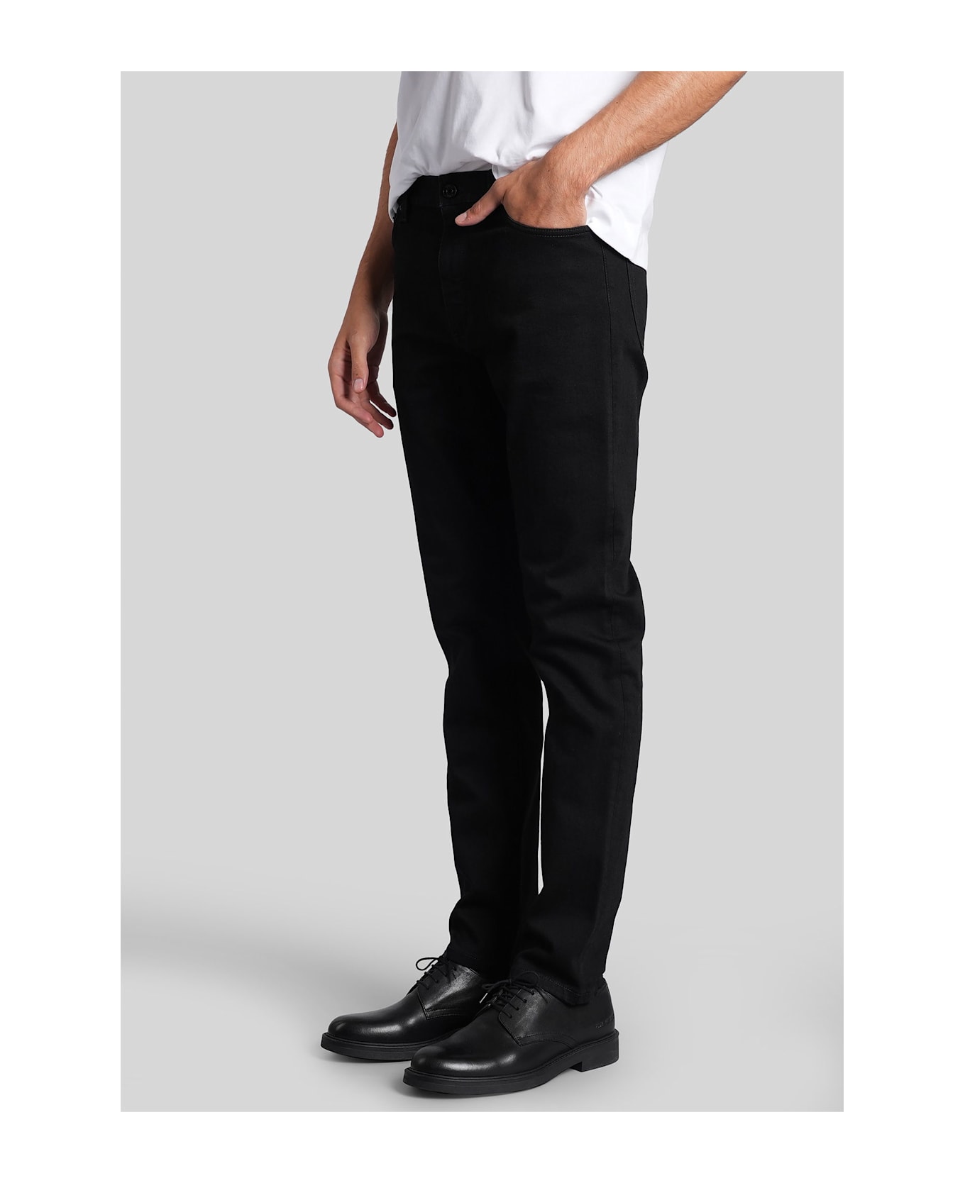 Zegna Jeans In Black Denim - black