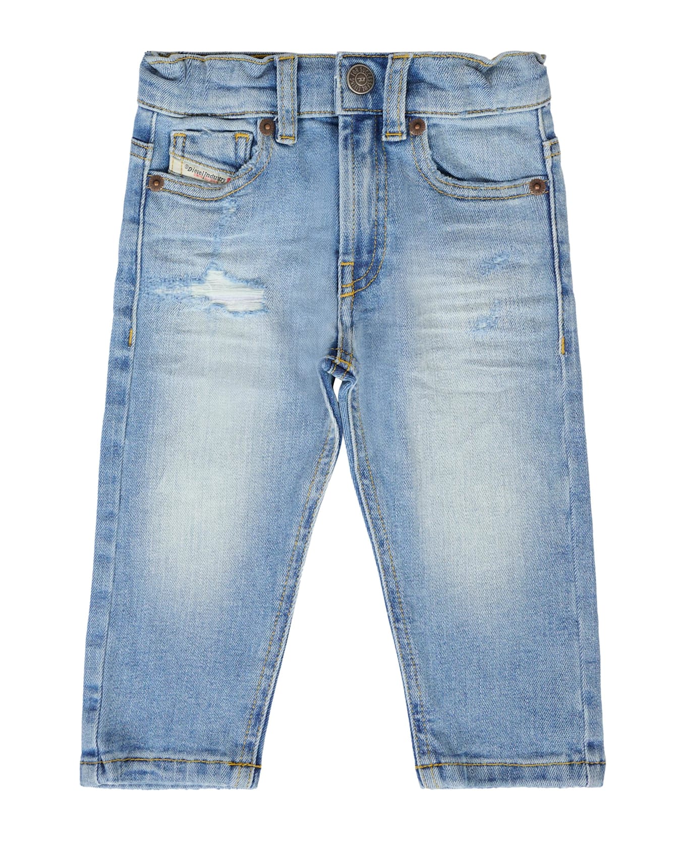 Diesel Denim Jeans For Baby Boy With Logo - Denim