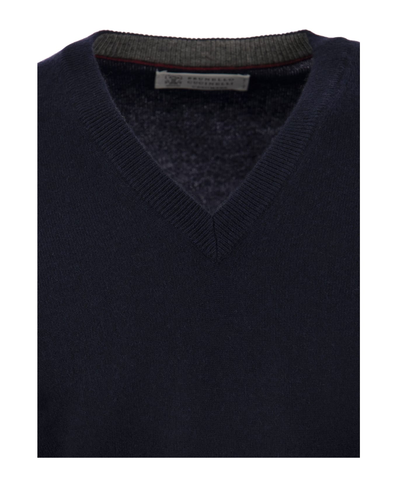 Brunello Cucinelli Cashmere Sweater - Navy Blue ニットウェア