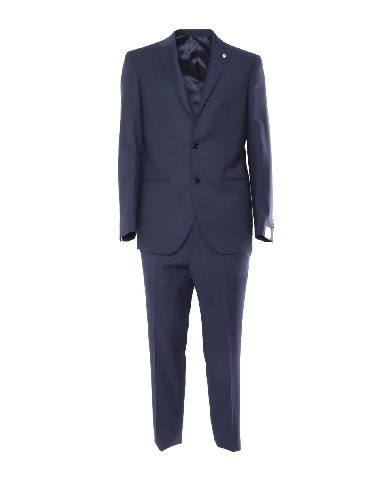 L.B.M. 1911 2-pieces Elegant Suit - BLUE