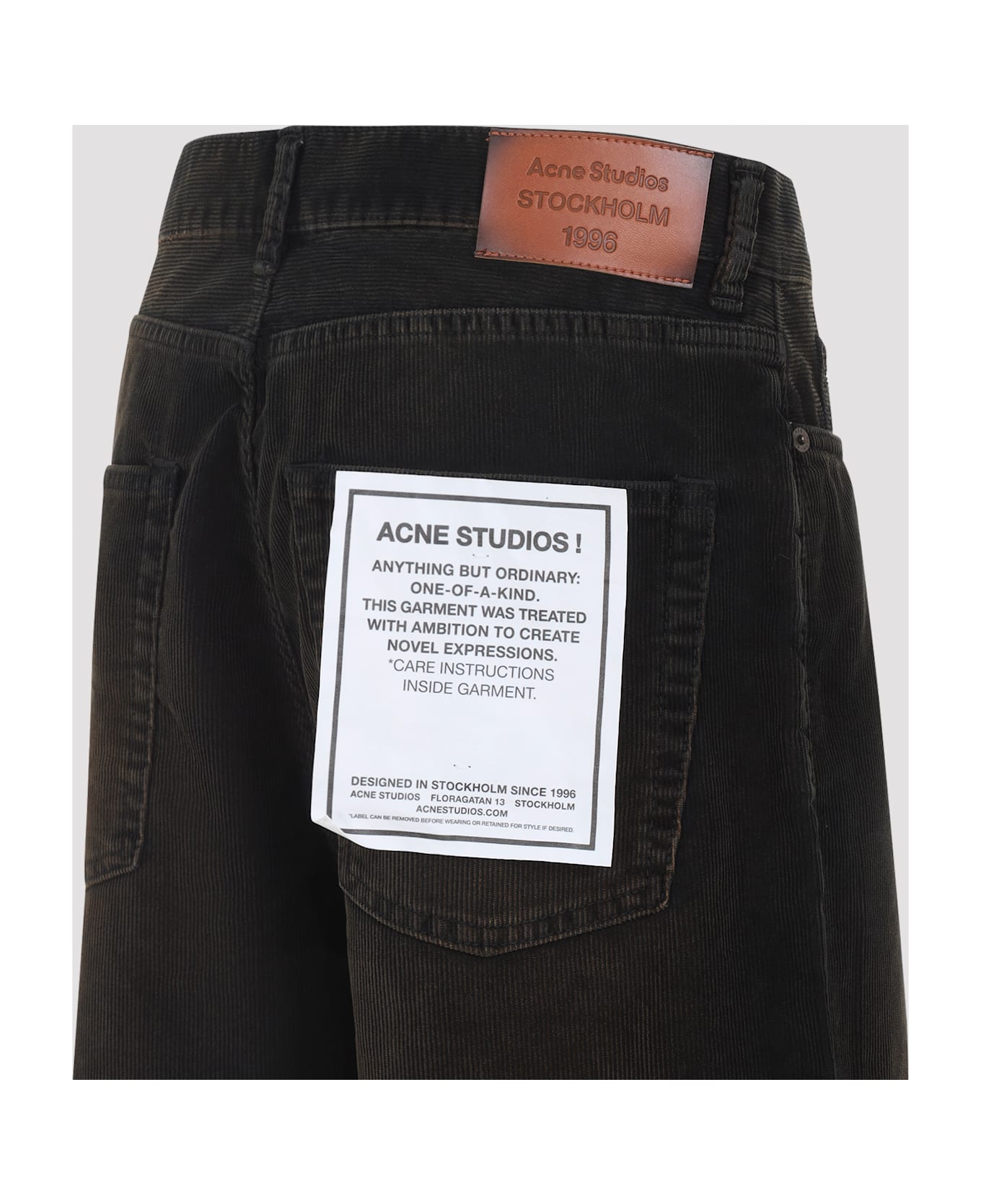 Acne Studios Cotton Pants - Black