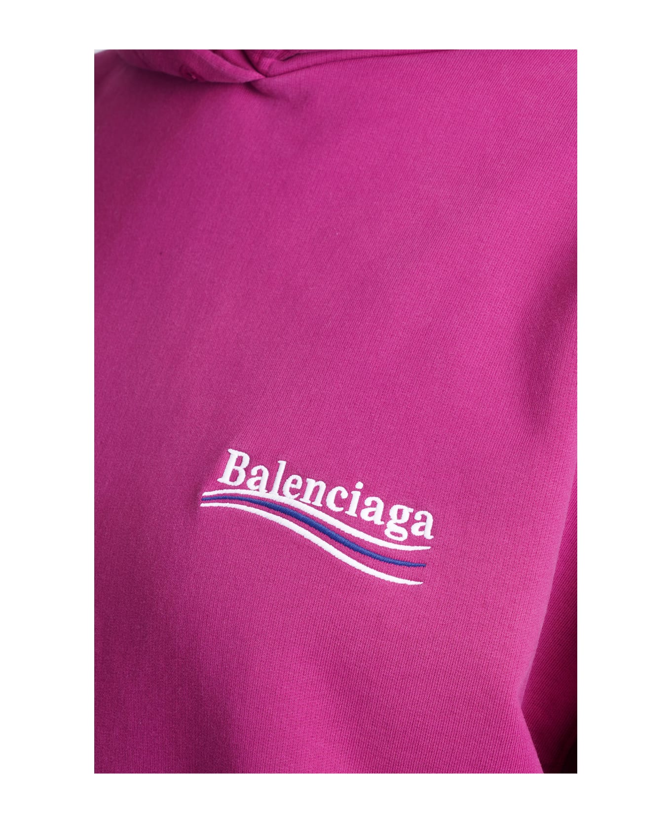 Balenciaga Sweatshirt In Rose-pink Cotton - rose-pink