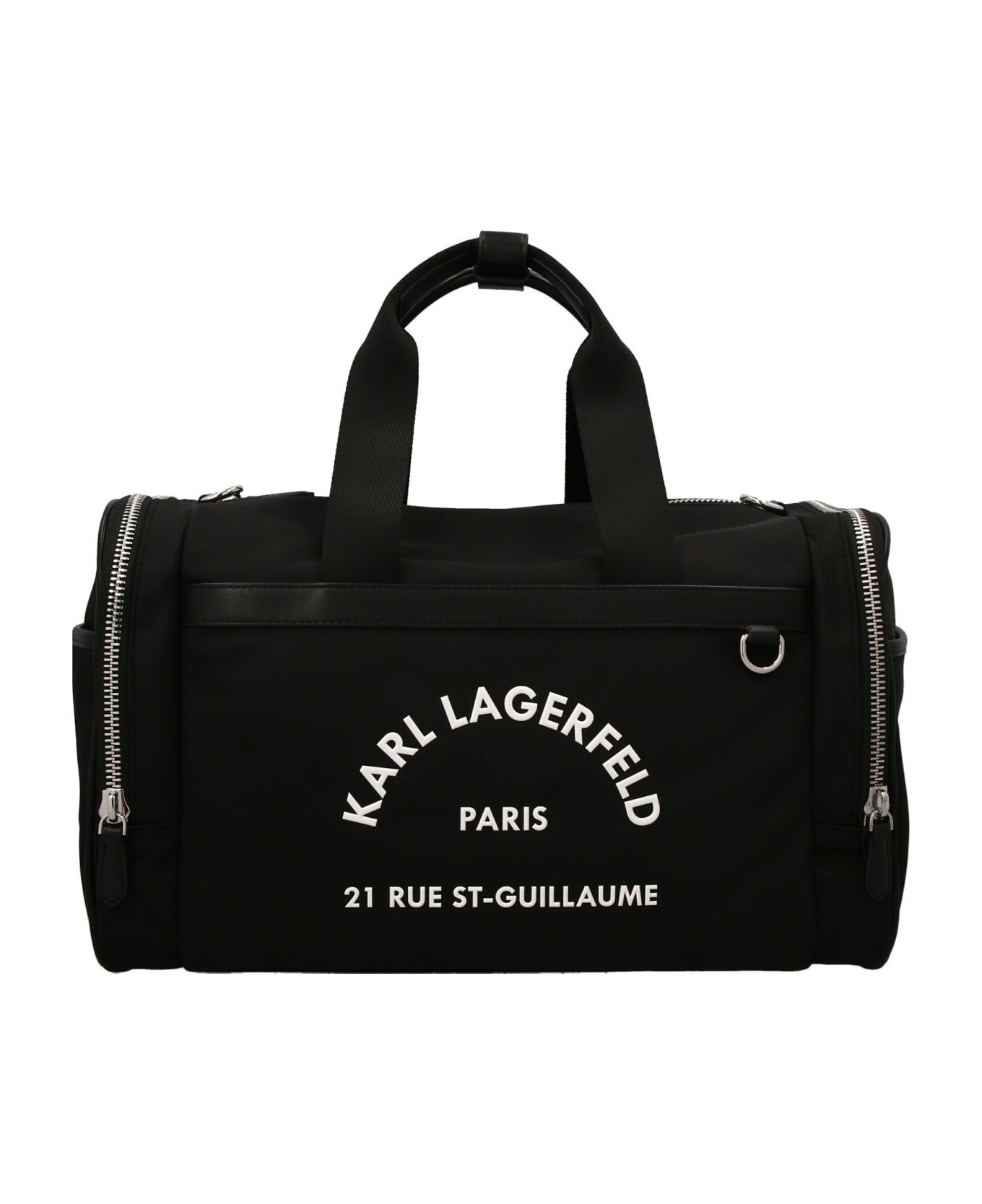 Karl Lagerfeld 'rue St-guillaume  Duffle Bag Shell - Black  