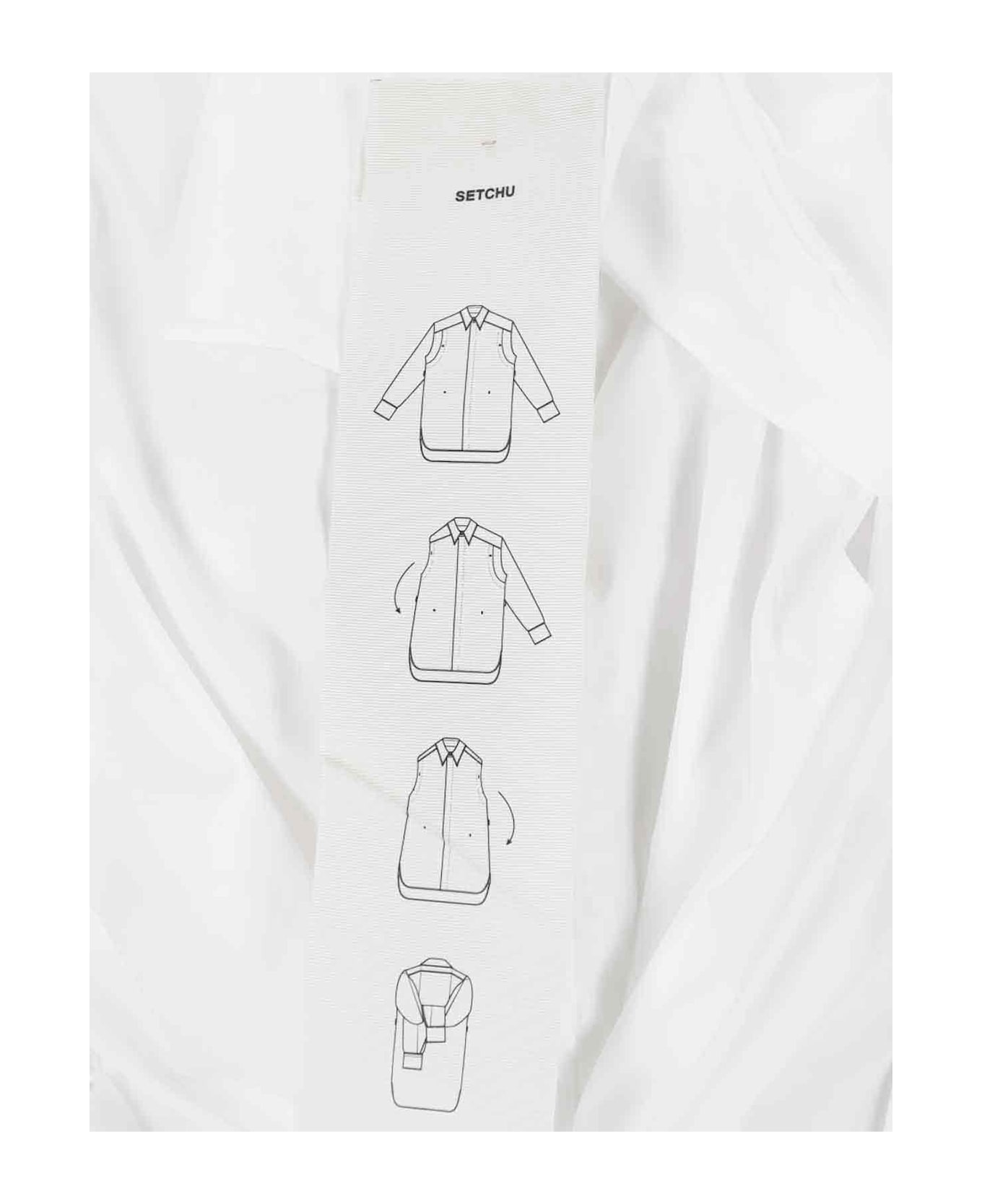 Setchu 
geisha
 Shirt - White
