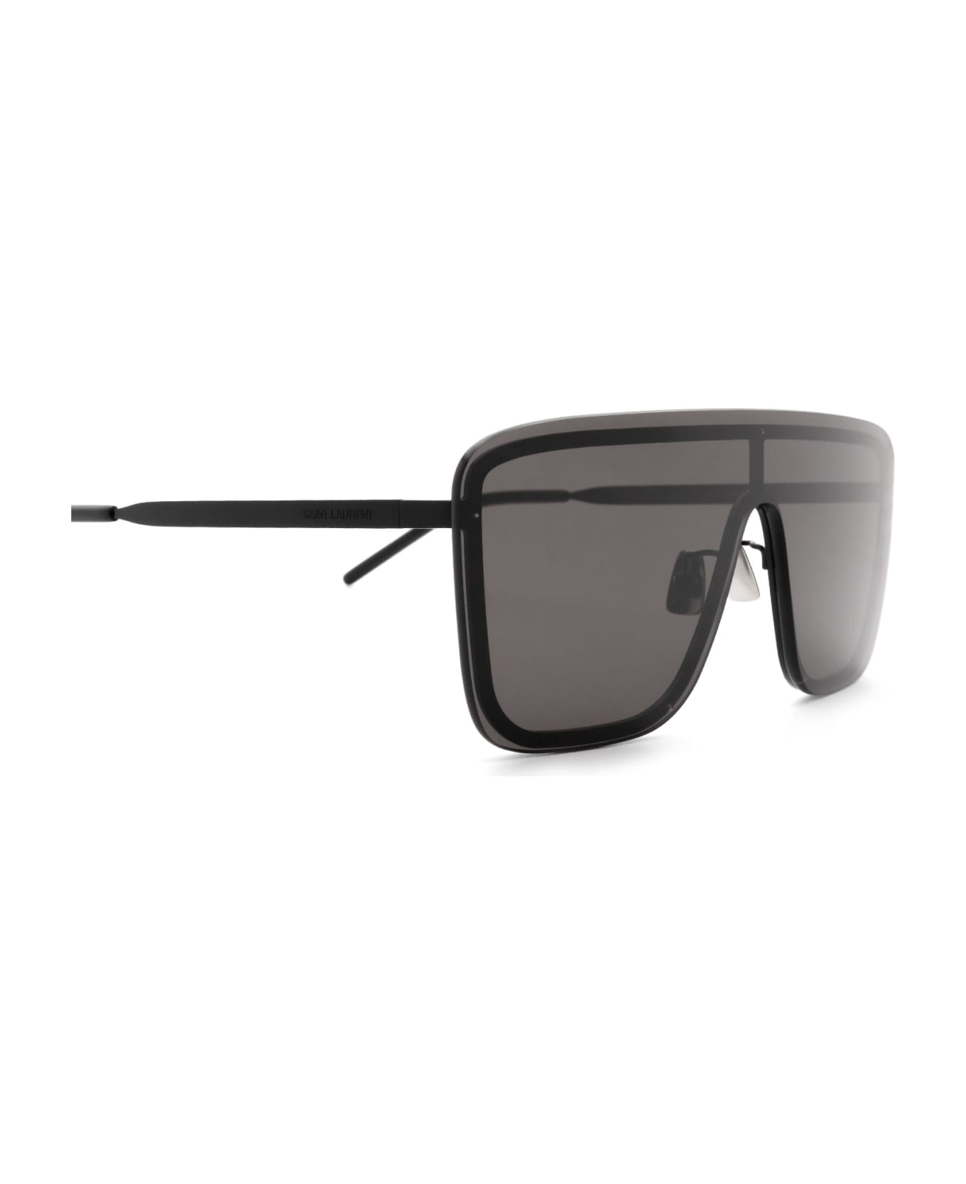 Saint Laurent Eyewear Sl 364 Mask Black Sunglasses - Black