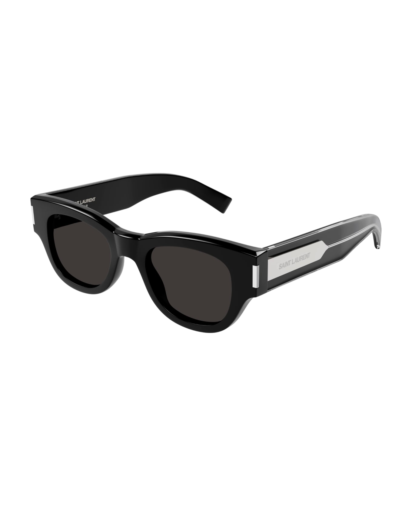 Saint Laurent Eyewear SL 573 Sunglasses - Black Crystal Grey サングラス
