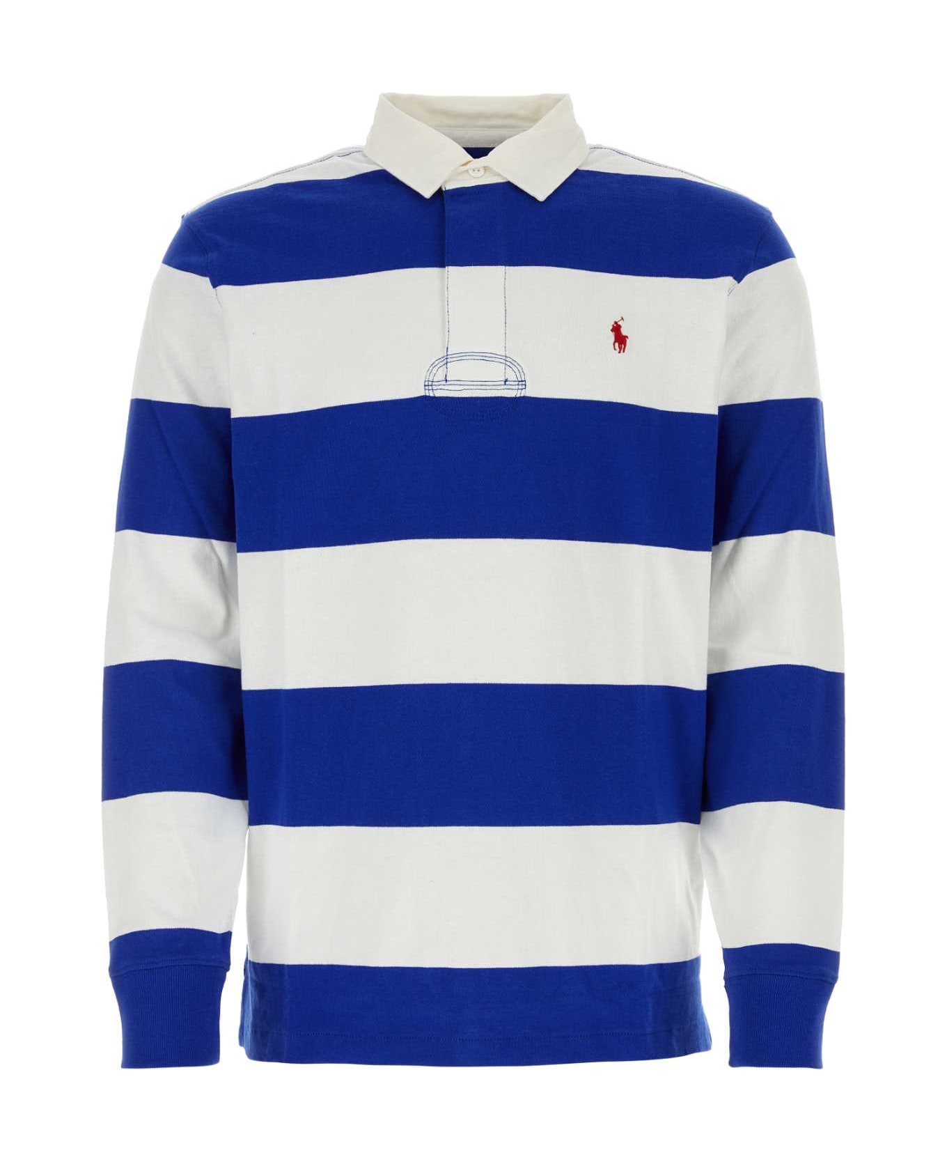 Polo Ralph Lauren Embroidered Cotton Polo Shirt - ROYALWHITE